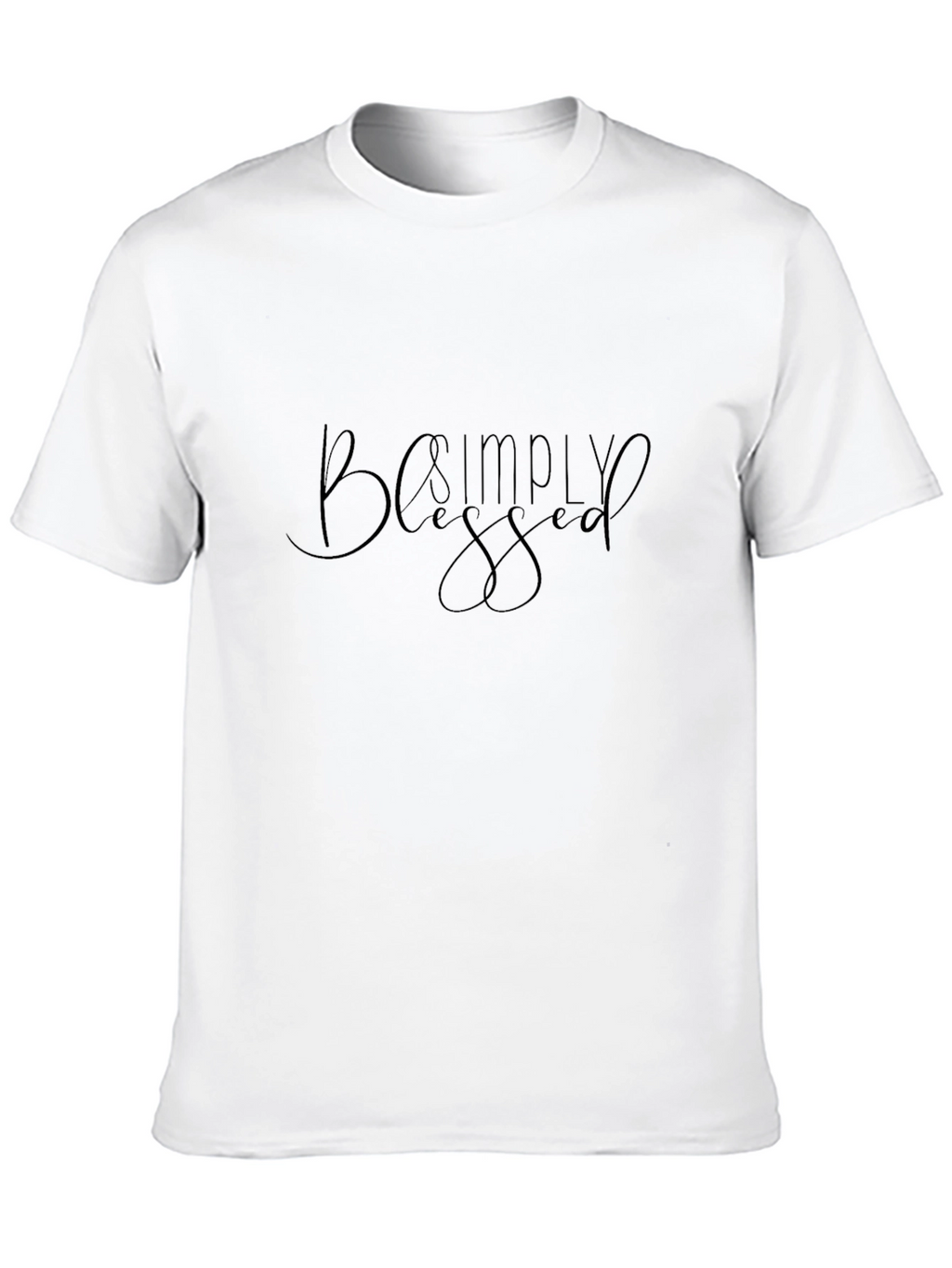 Be Simply Blessed Black T-Shirt