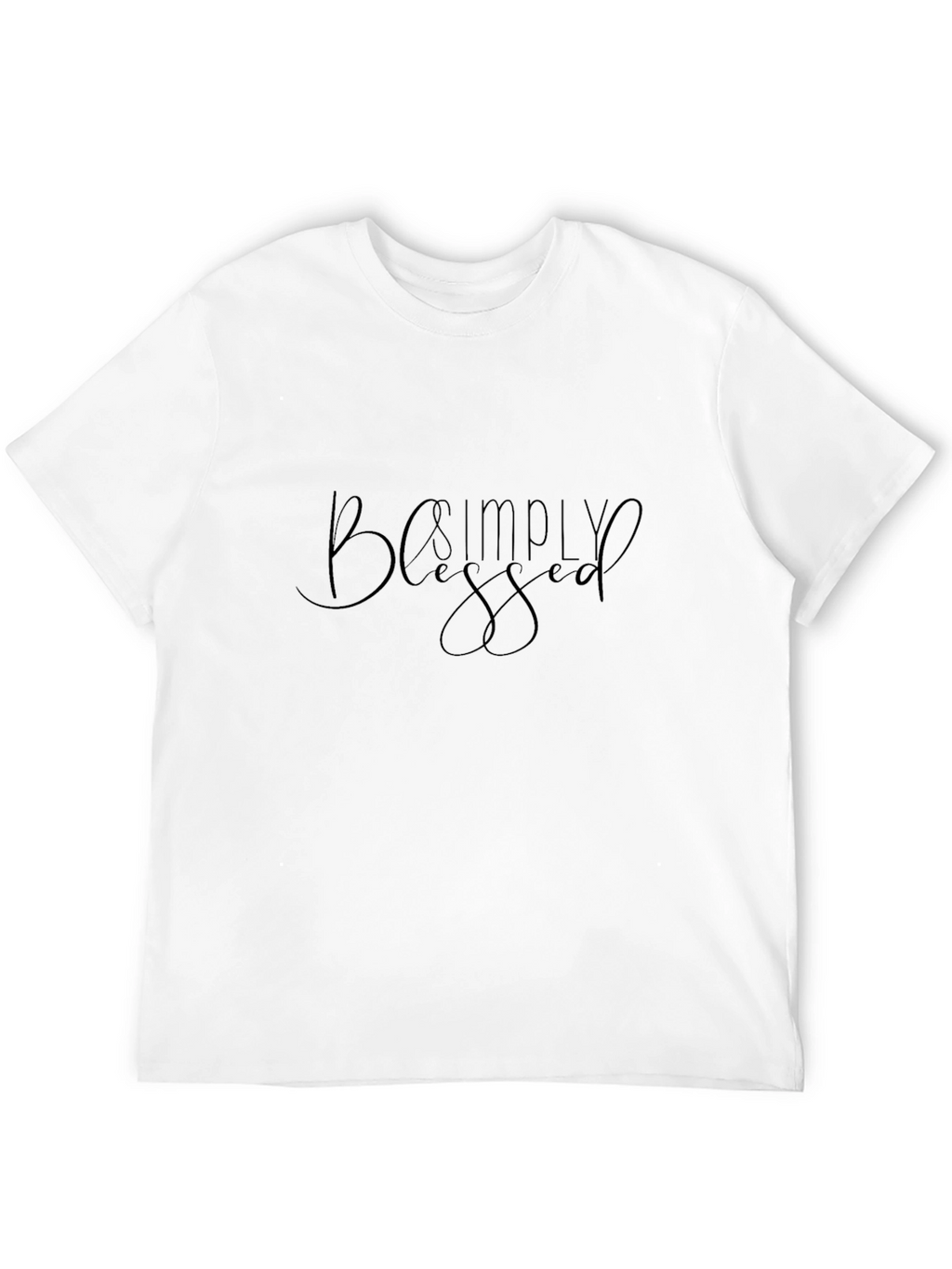 Be Simply Blessed Black T-Shirt