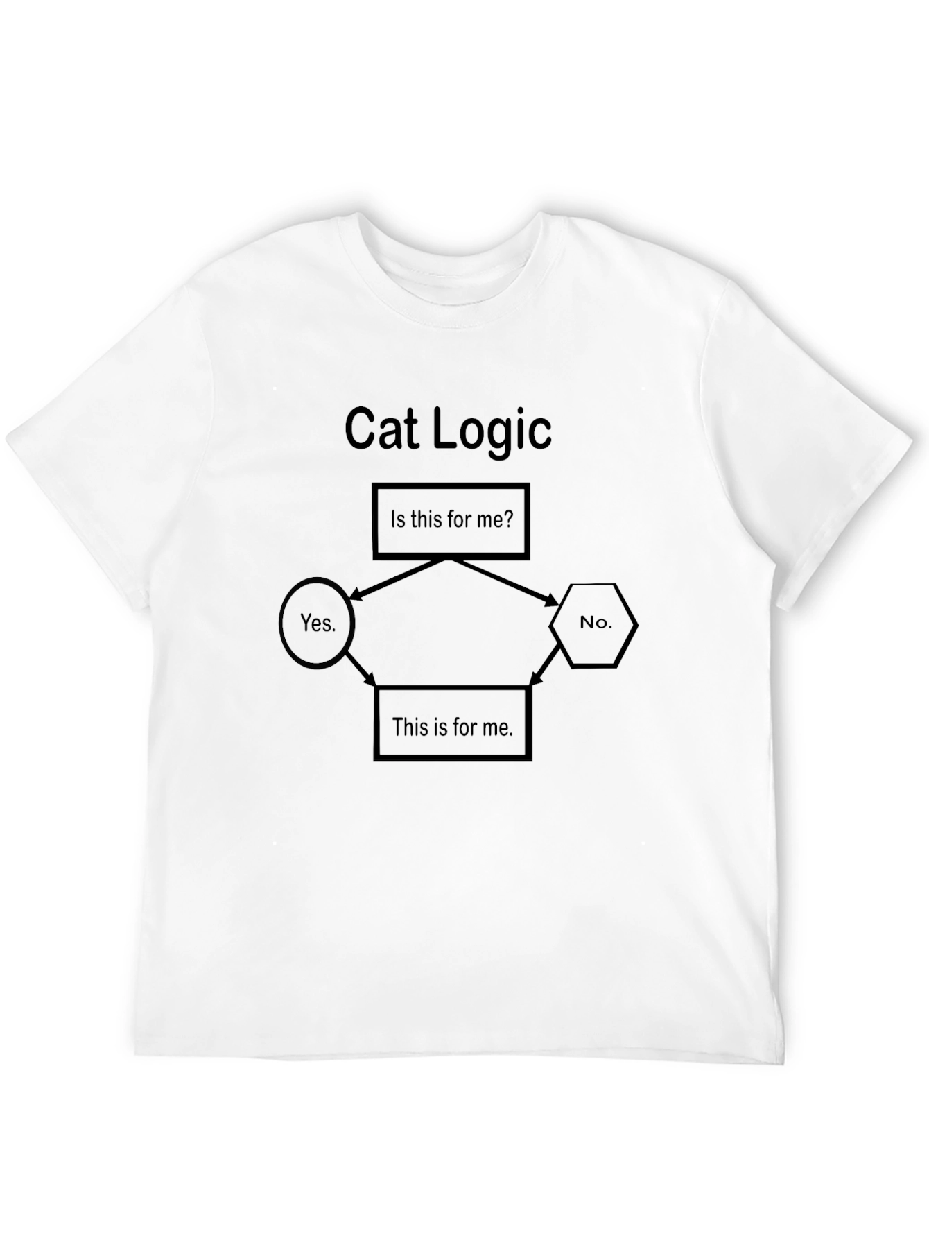 Cat Logic T-Shirt - Funny Cat Lover Tee