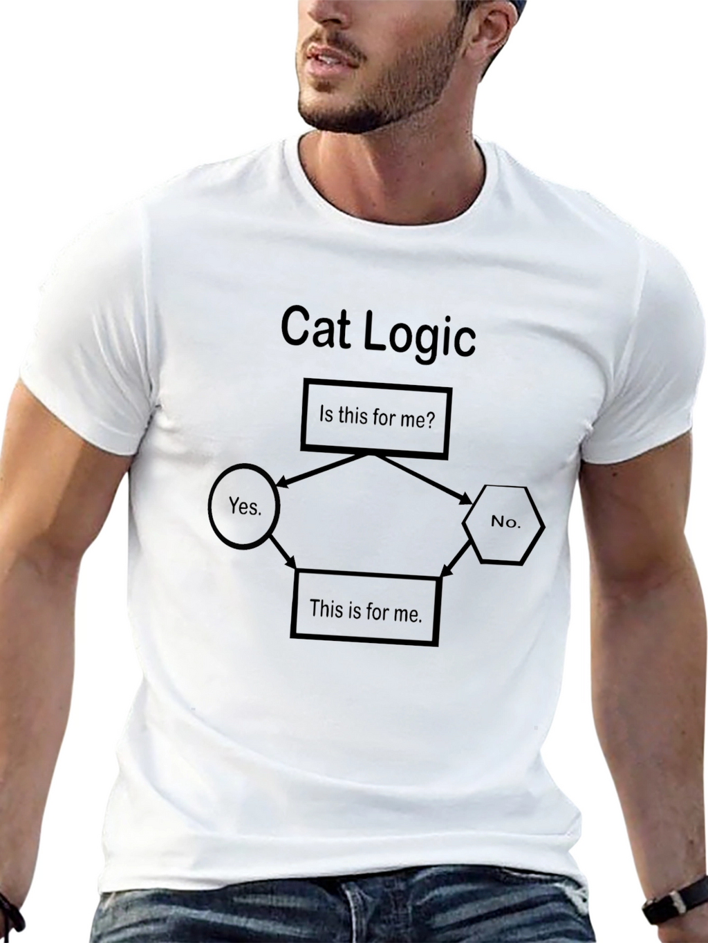 Cat Logic T-Shirt - Funny Cat Lover Tee