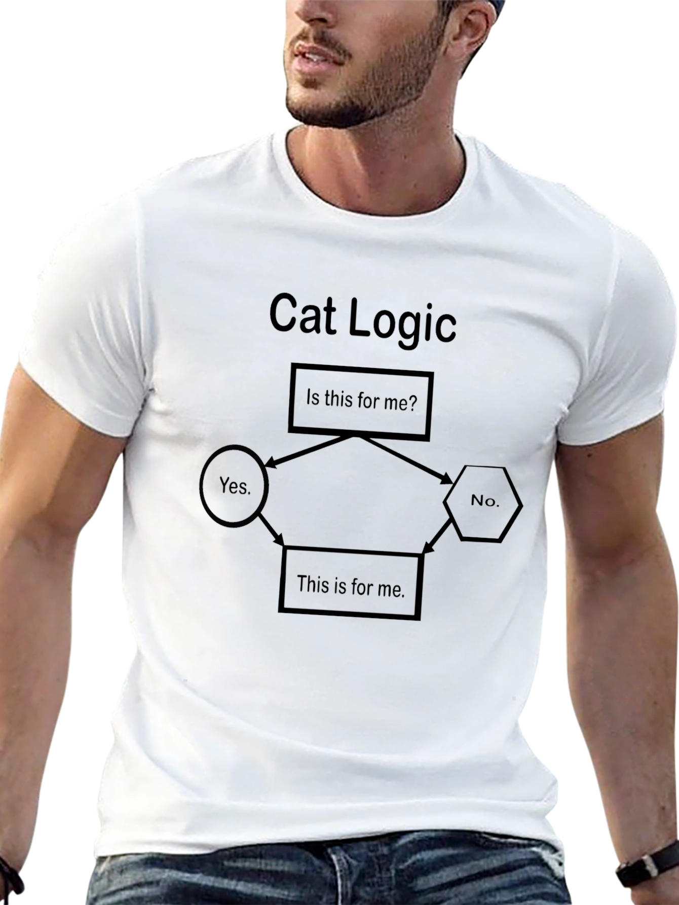 Cat Logic T-Shirt - Funny Cat Lover Tee