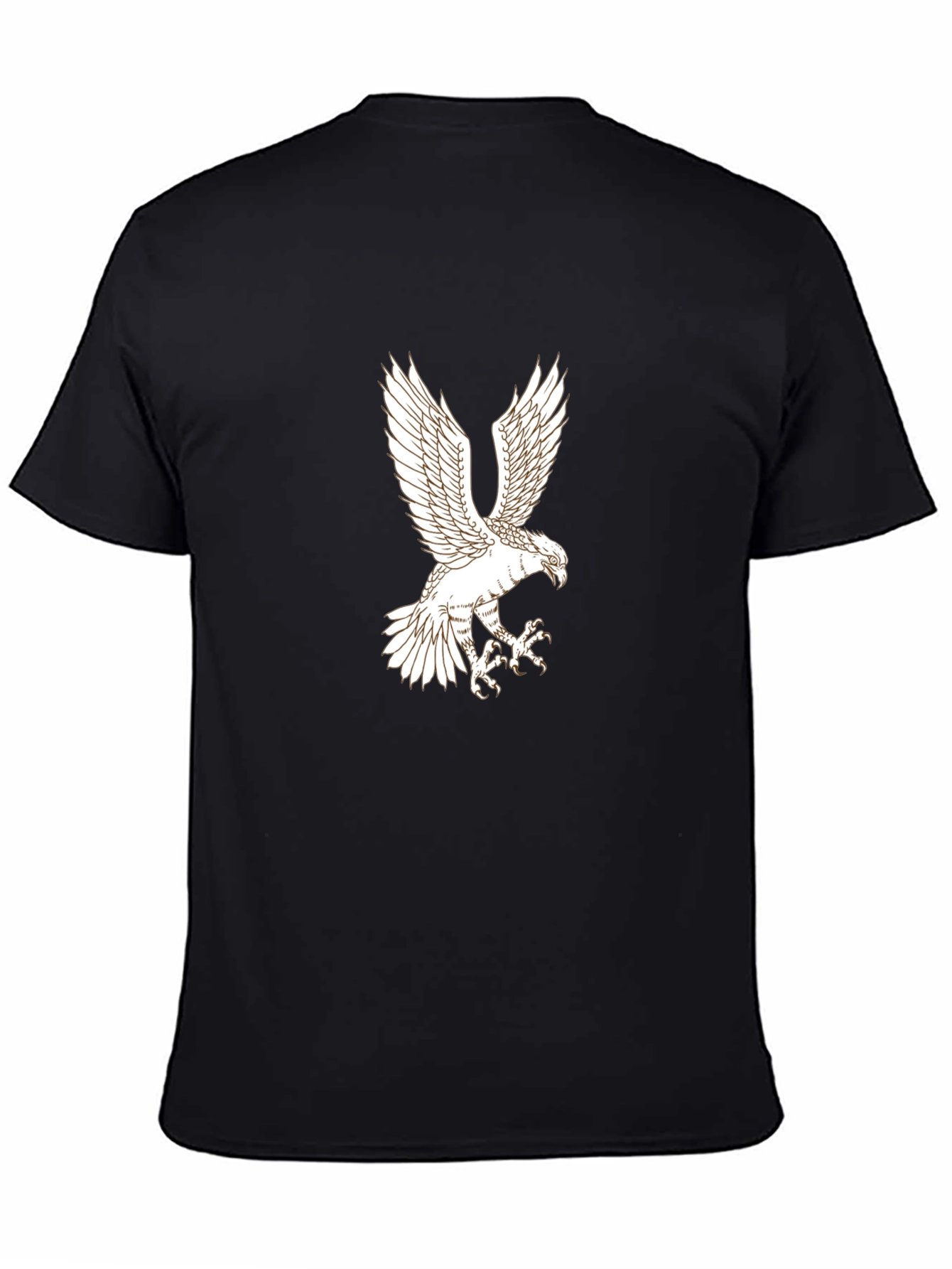 Black Eagle Graphic T-Shirt - Bold Design