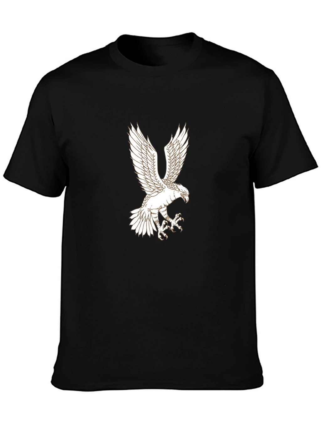 Black Eagle Graphic T-Shirt - Bold Design