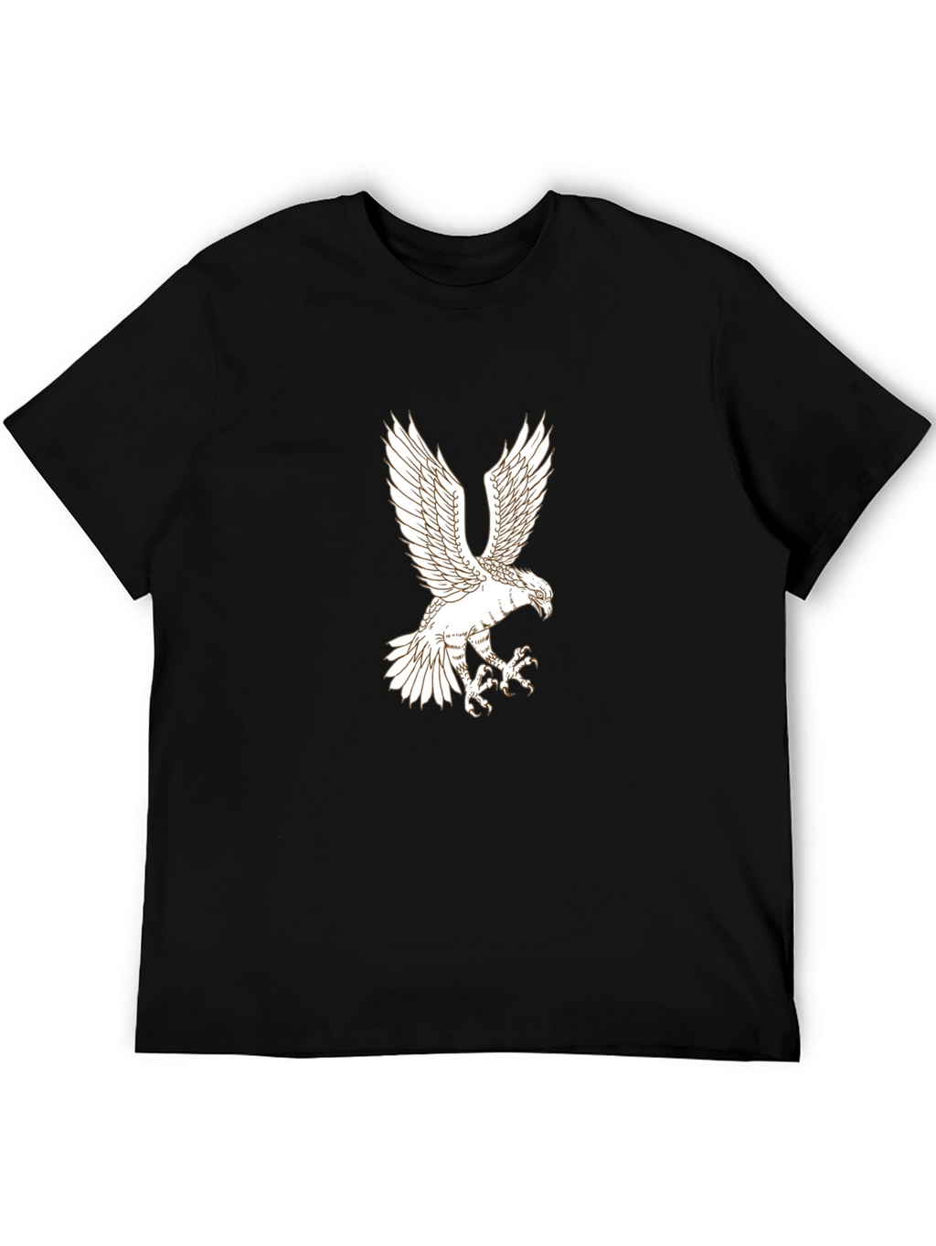 Black Eagle Graphic T-Shirt - Bold Design