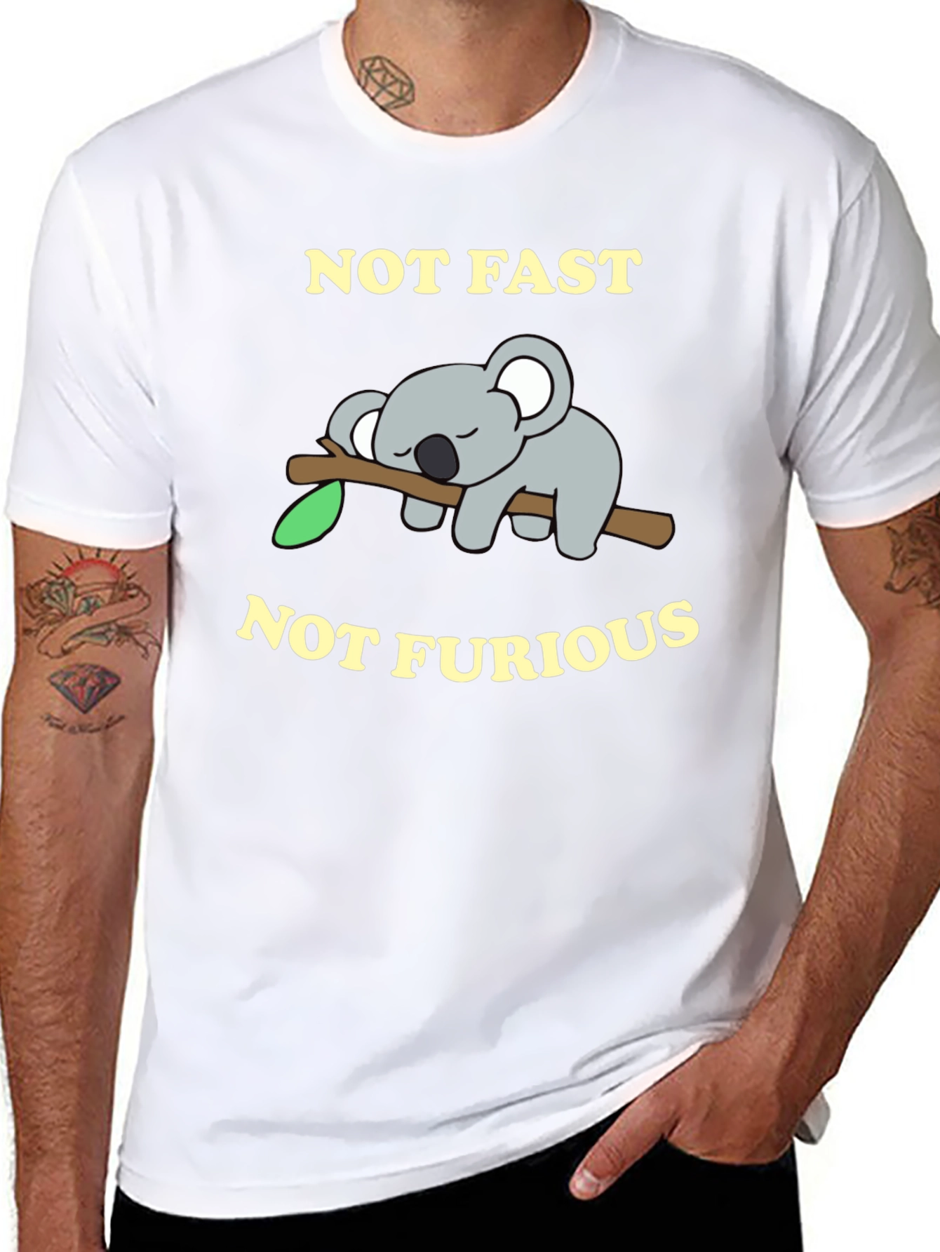 Not Fast Not Furious Koala T-Shirt