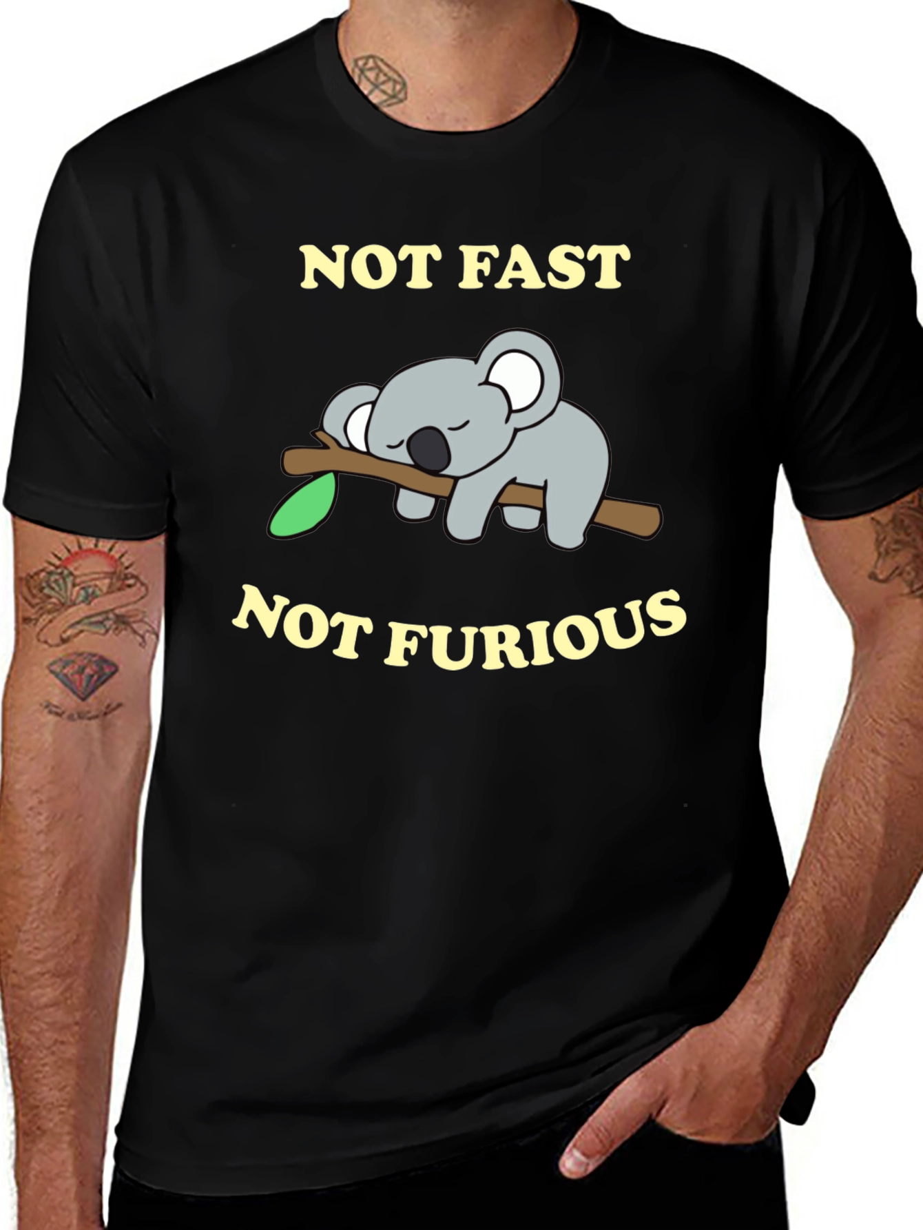 Not Fast Not Furious Koala T-Shirt