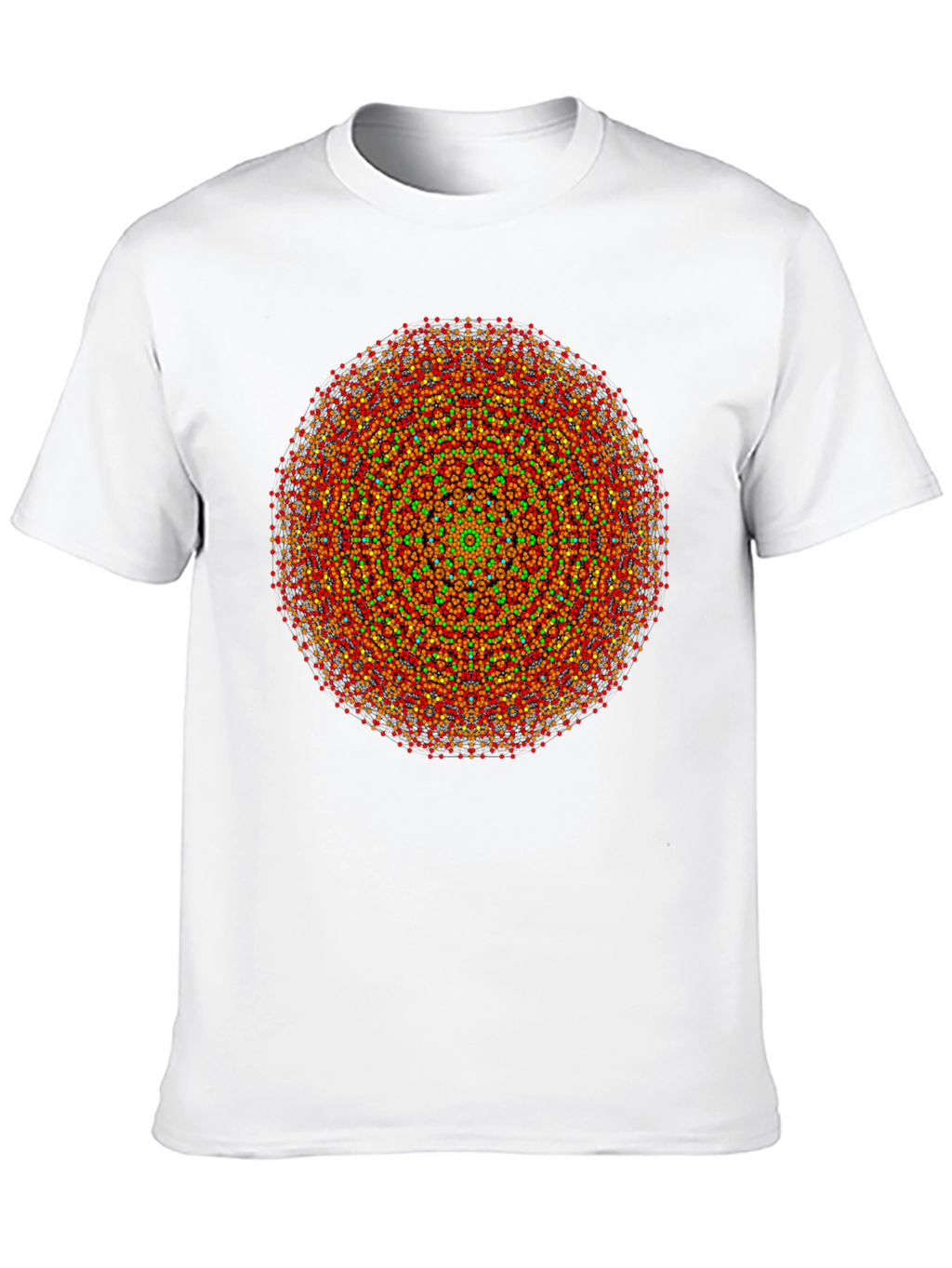 Geometric Mandala Graphic Tee - Artistic Black T-Shirt