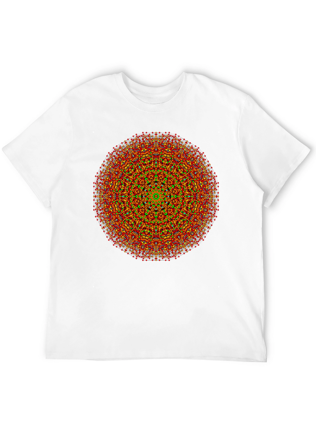 Geometric Mandala Graphic Tee - Artistic Black T-Shirt