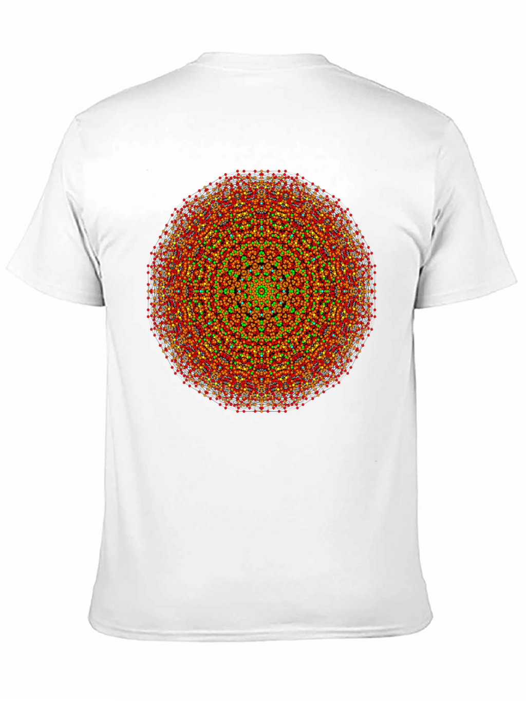 Geometric Mandala Graphic Tee - Artistic Black T-Shirt