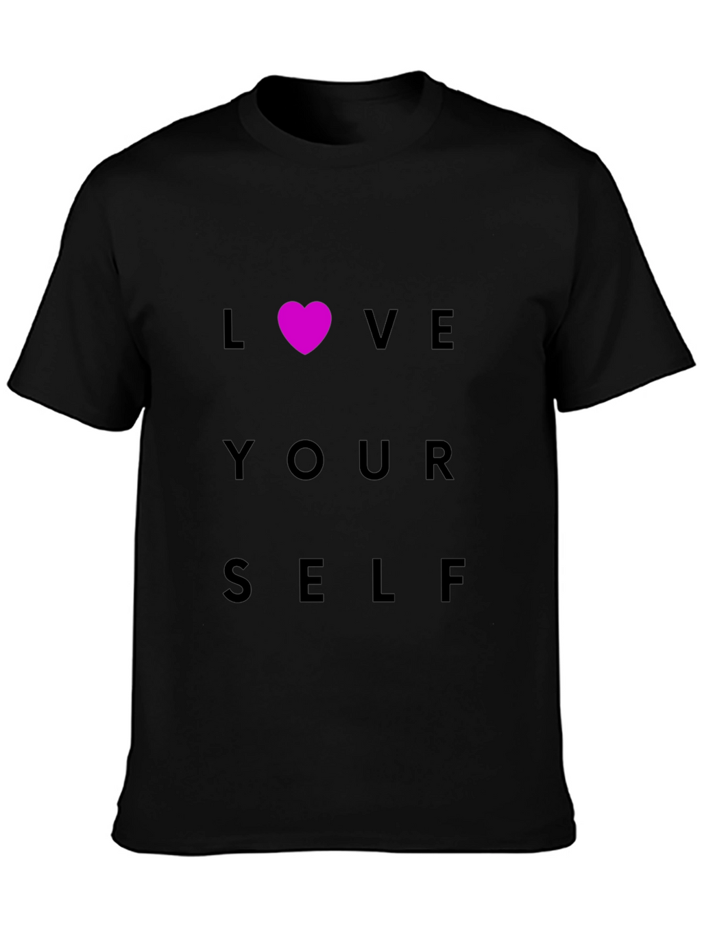 Love Yourself Black Tee