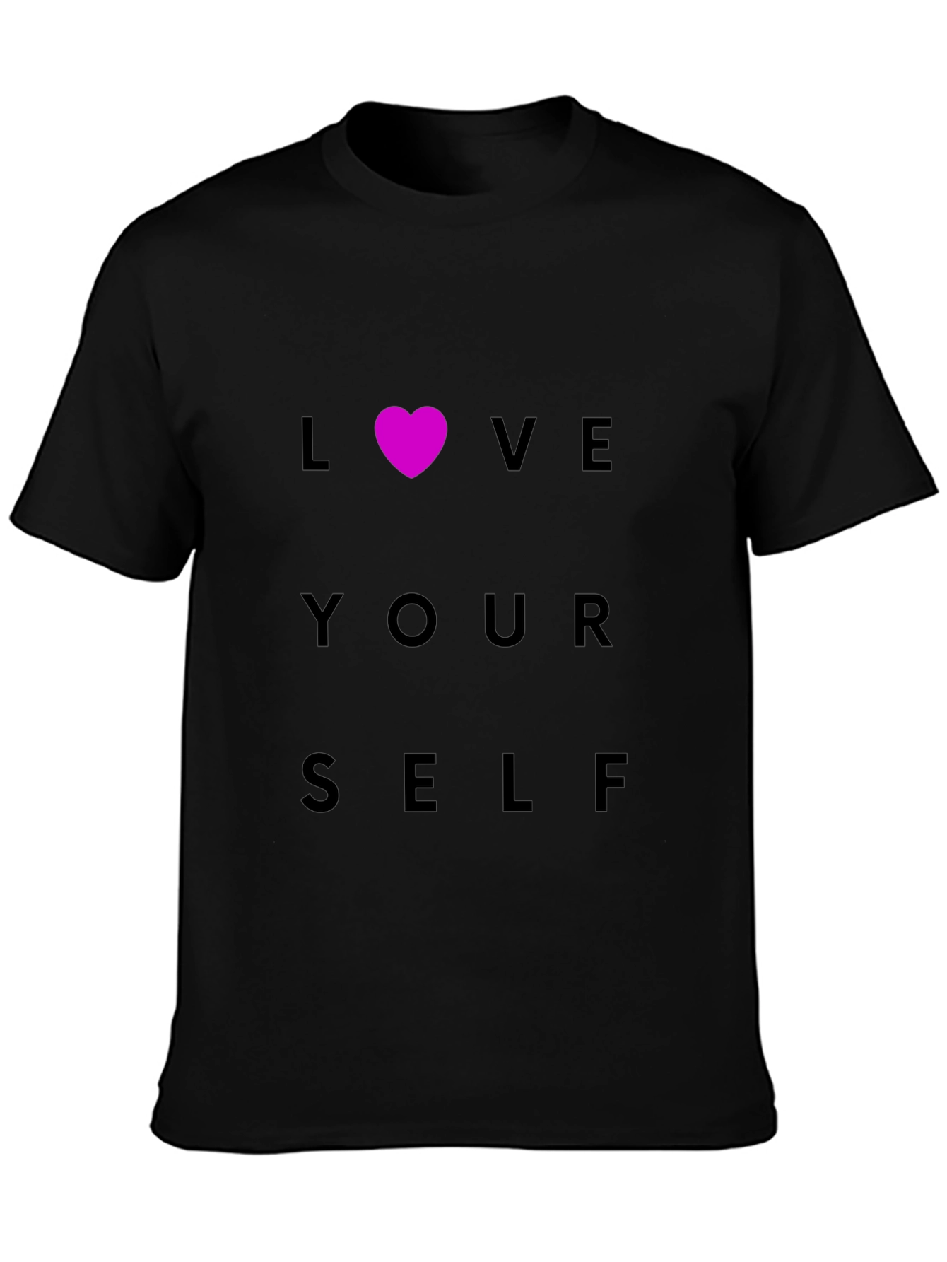 Love Yourself Black Tee