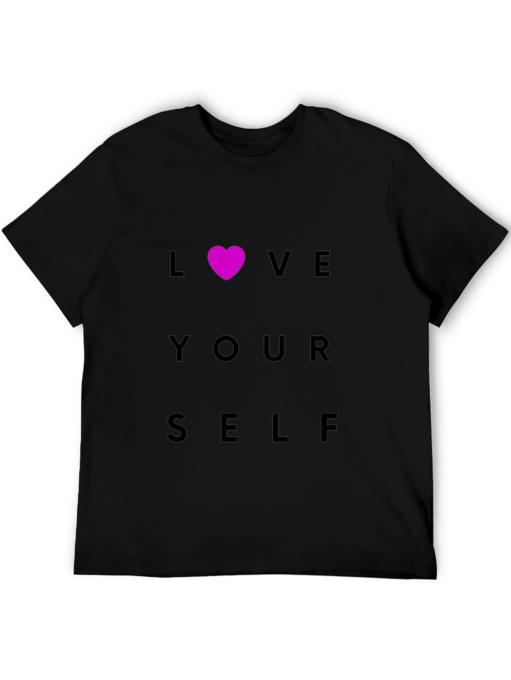 Love Yourself Black Tee