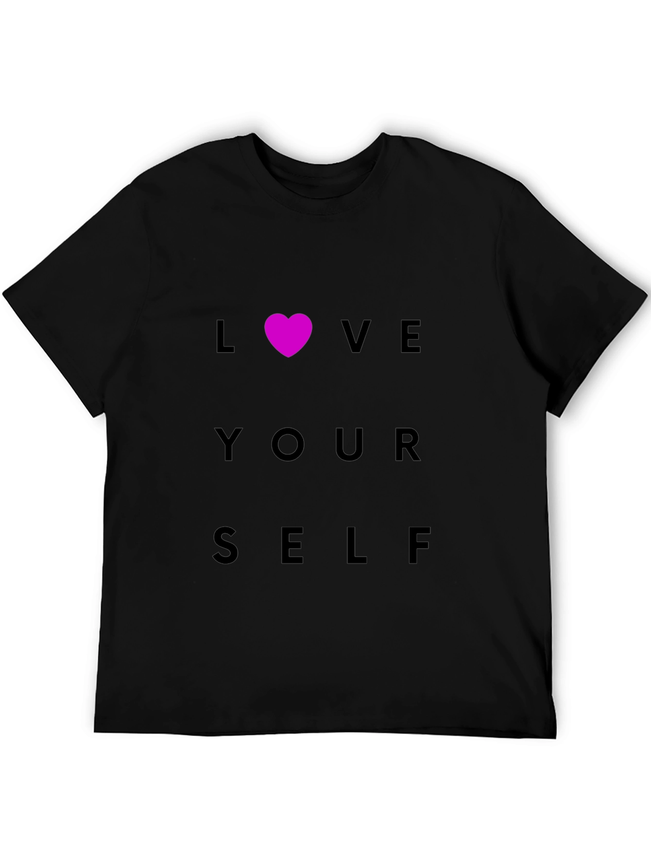 Love Yourself Black Tee