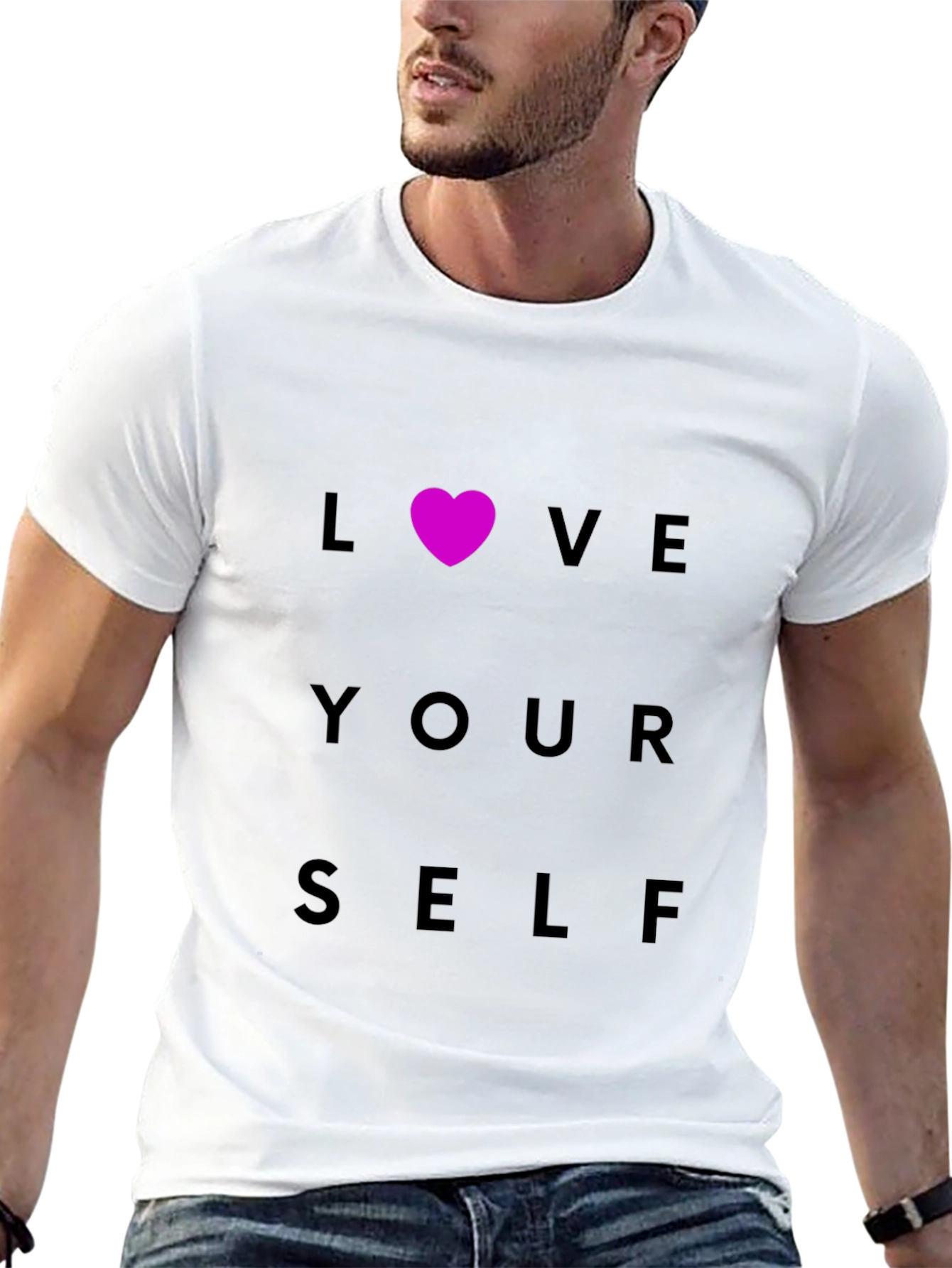 Love Yourself Black Tee