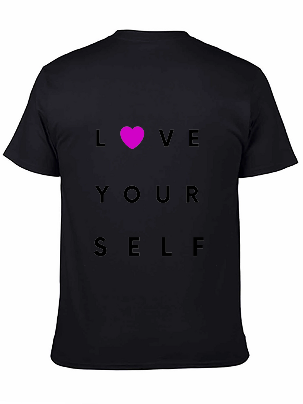 Love Yourself Black Tee