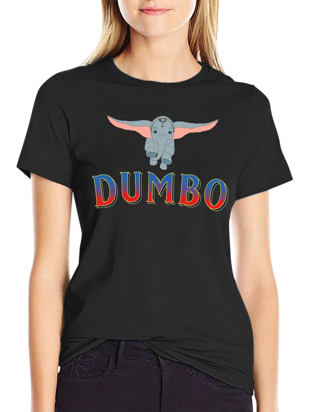 Dumbo Graphic Print Mens T-Shirt