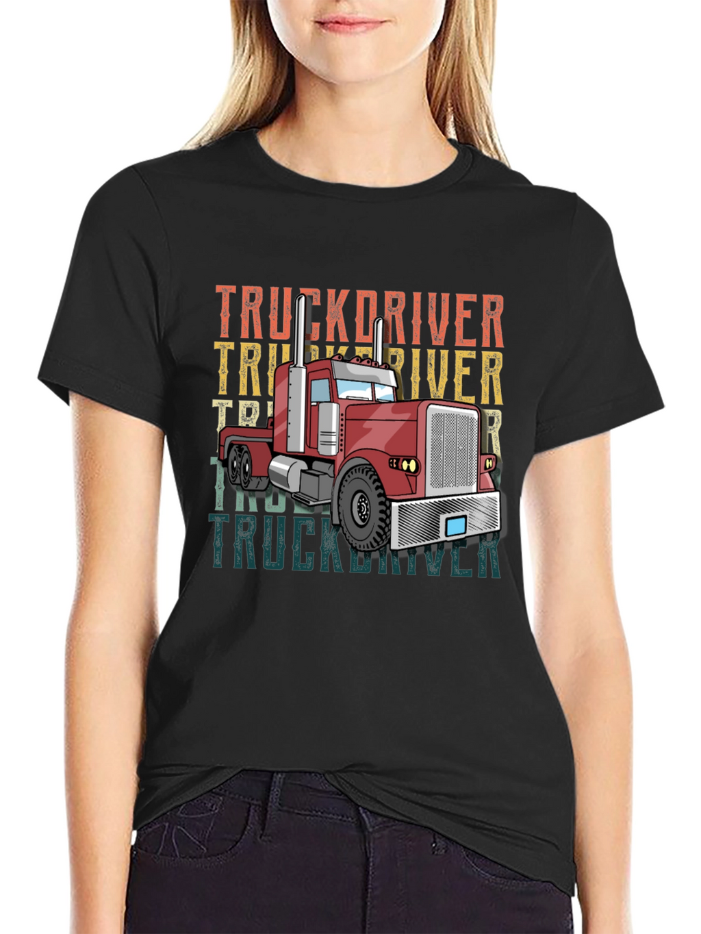 Truck Driver Graphic T-Shirt