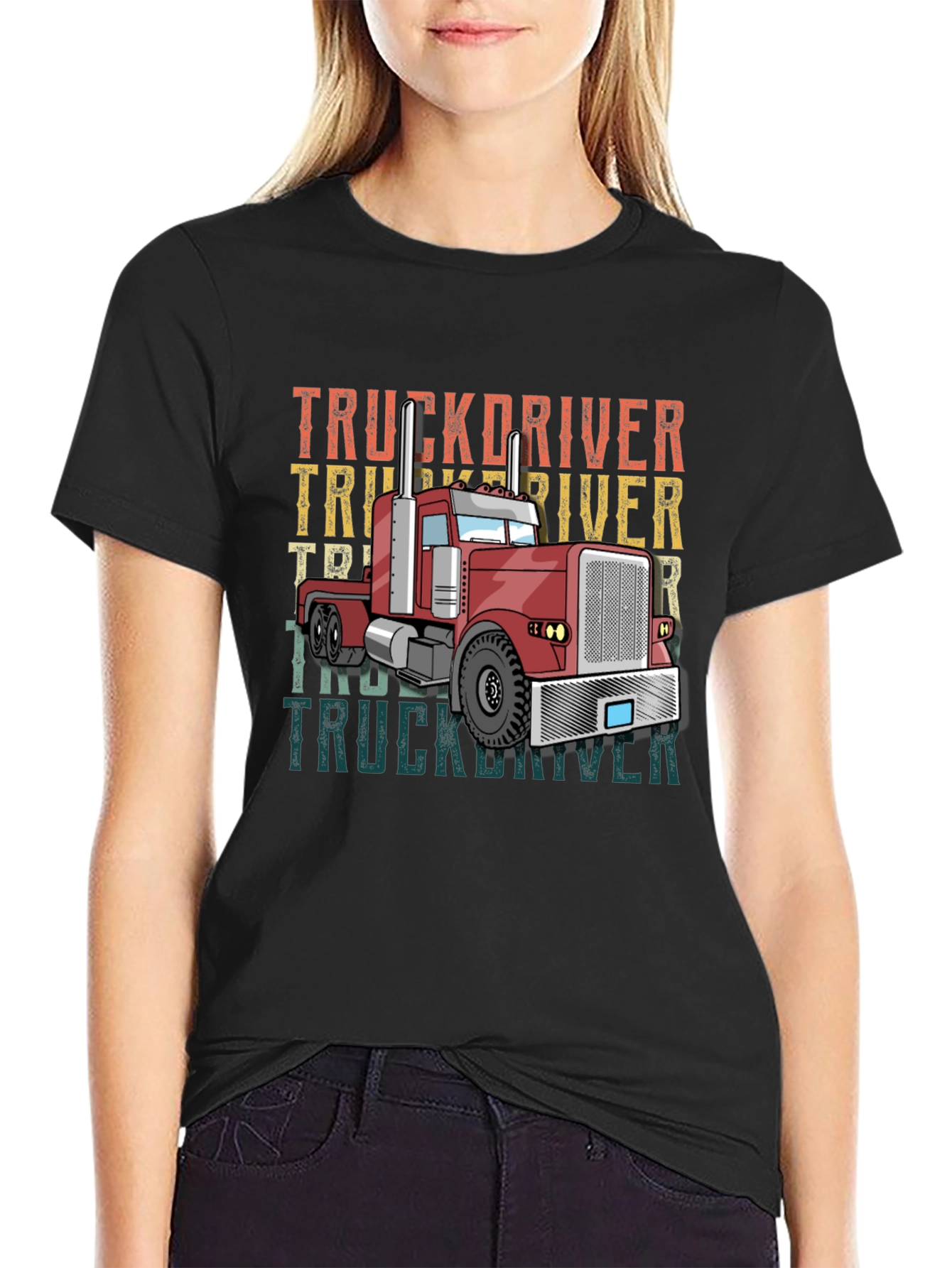 Truck Driver Graphic T-Shirt
