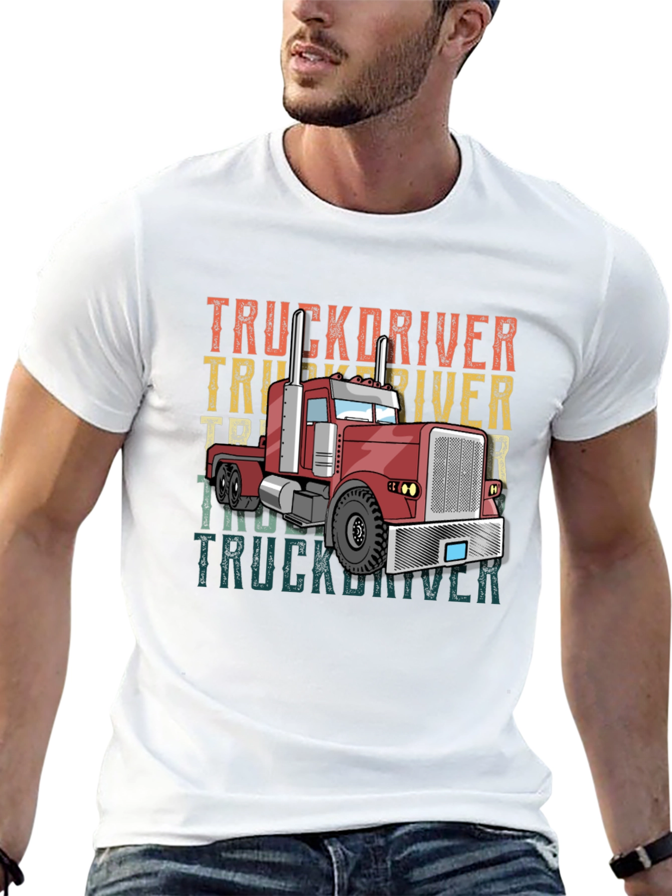 Truck Driver Graphic T-Shirt