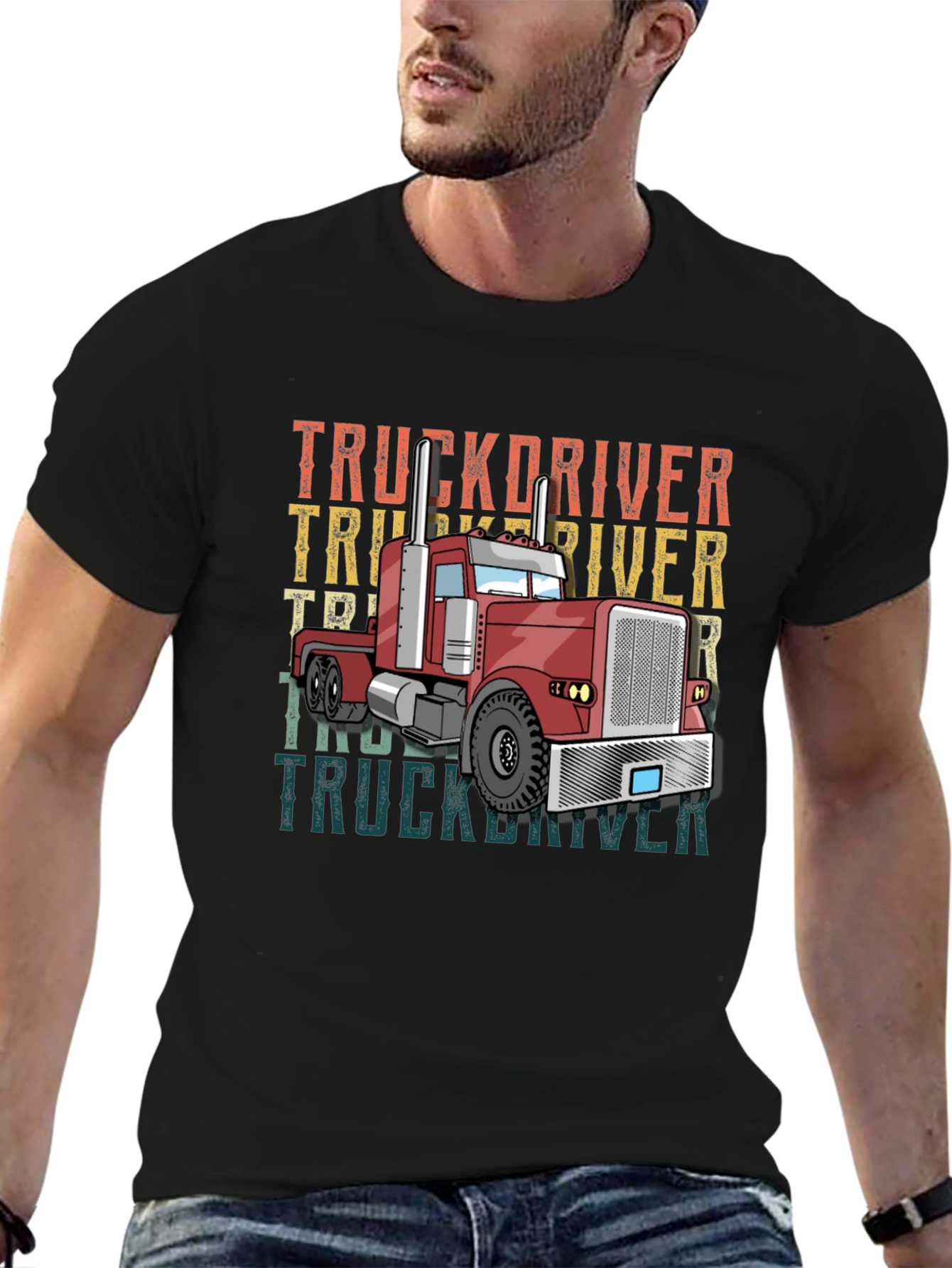 Truck Driver Graphic T-Shirt