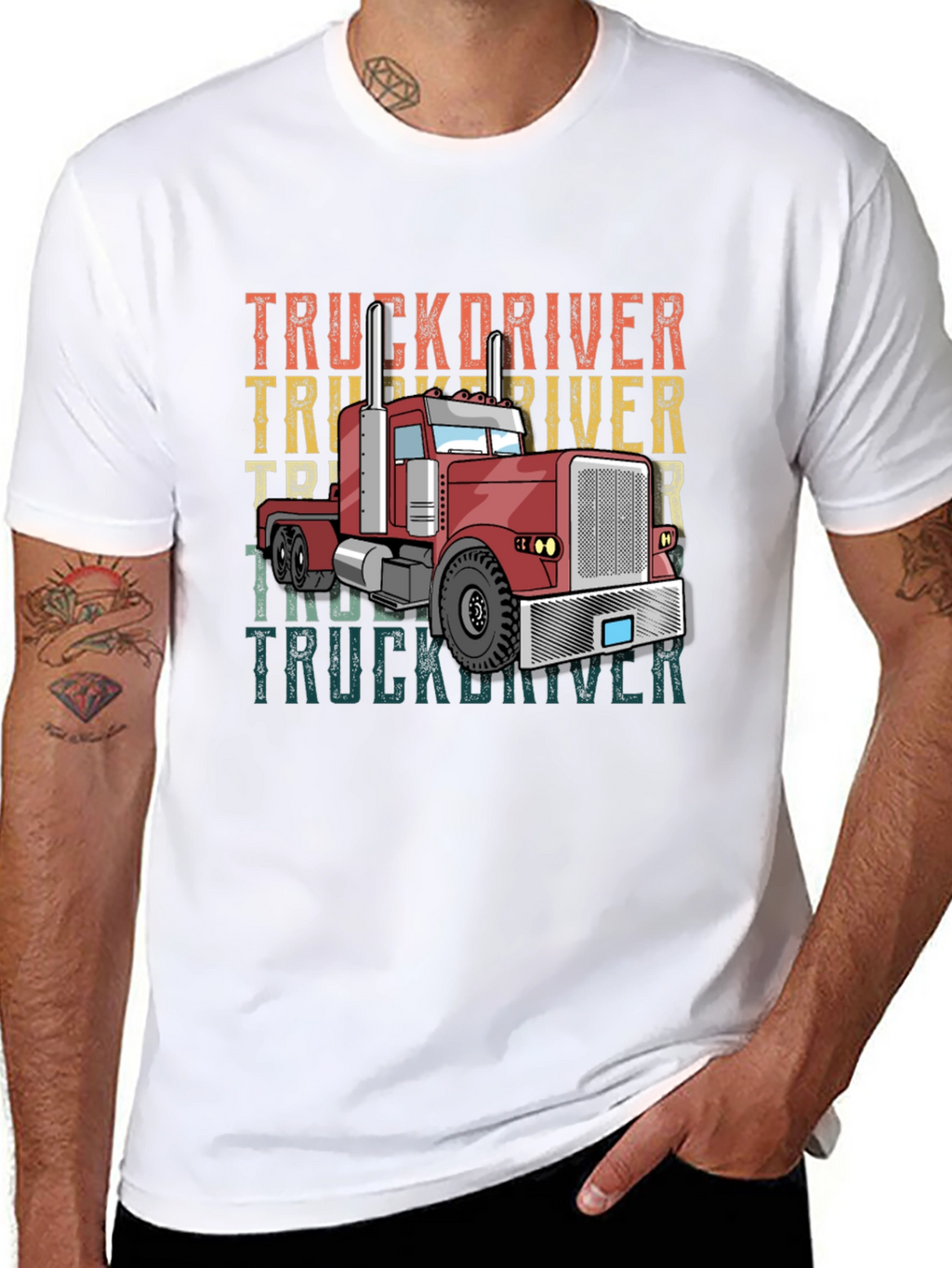 Truck Driver Graphic T-Shirt