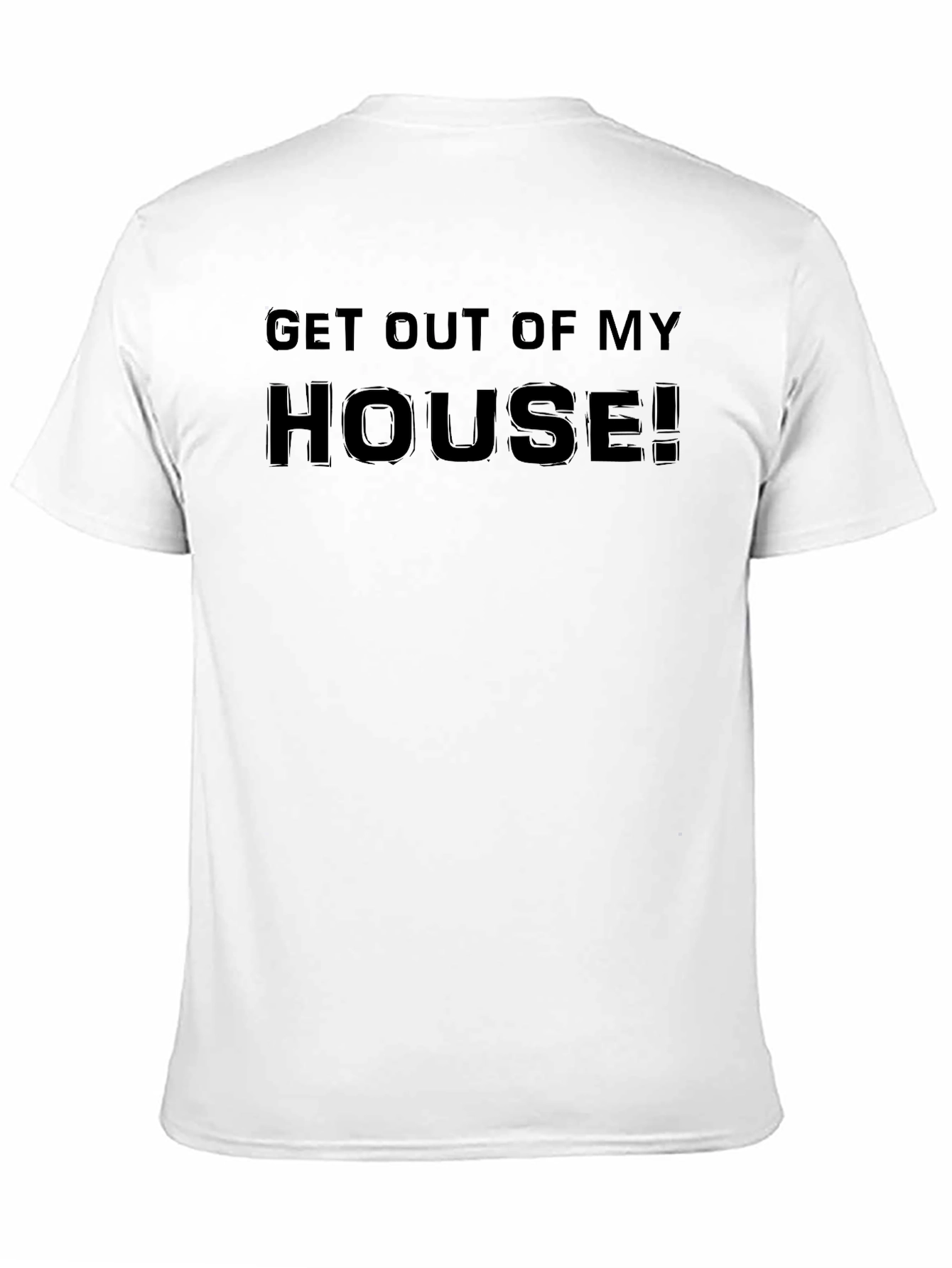 Get Out Of My House! Graphic Tee - Black