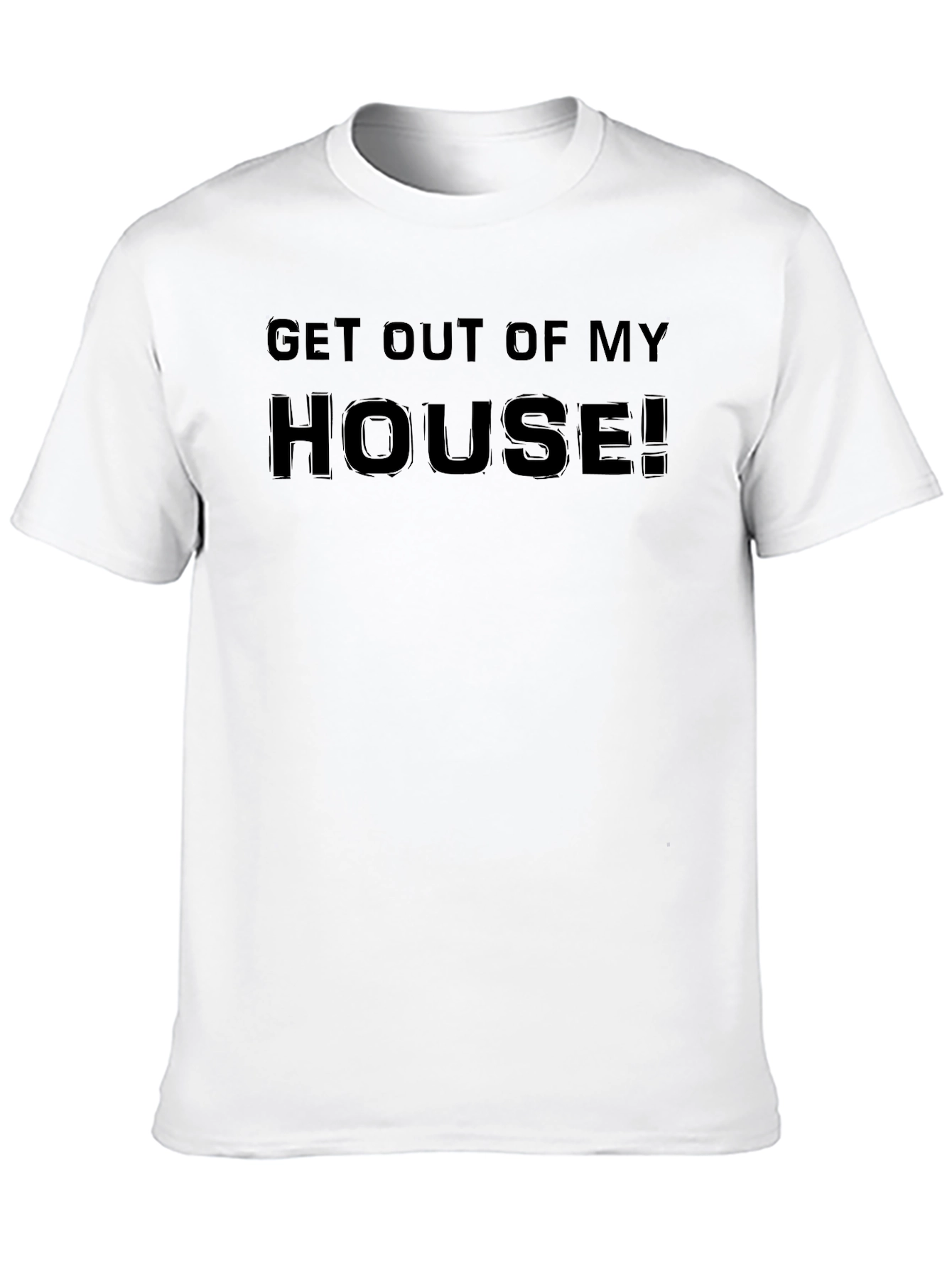 Get Out Of My House! Graphic Tee - Black