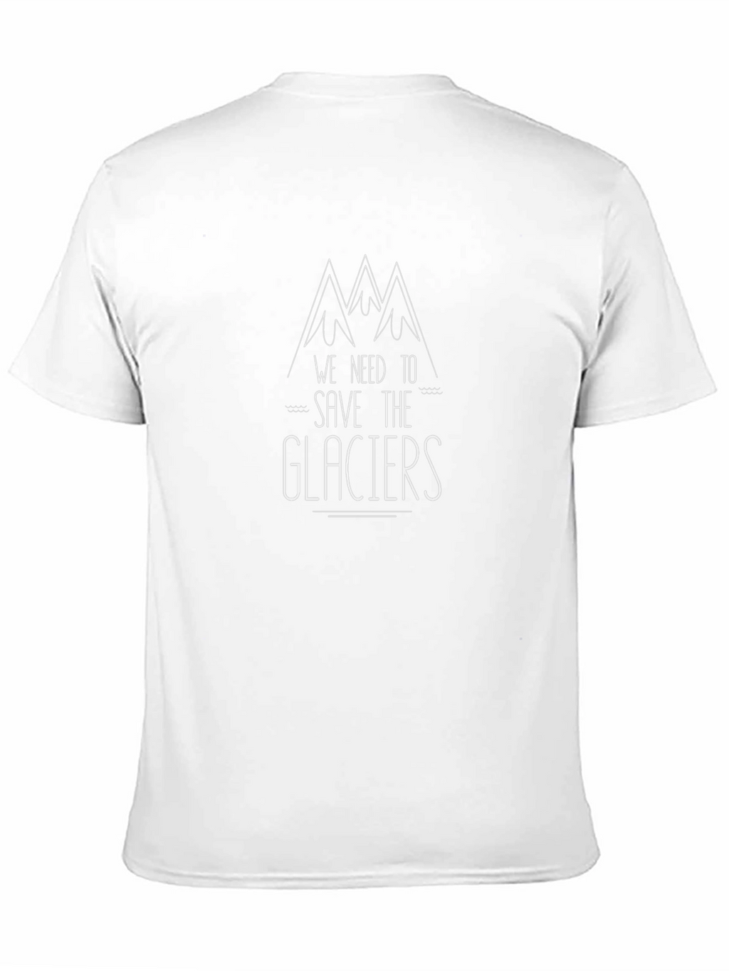 Save the Glaciers Graphic Tee - Black