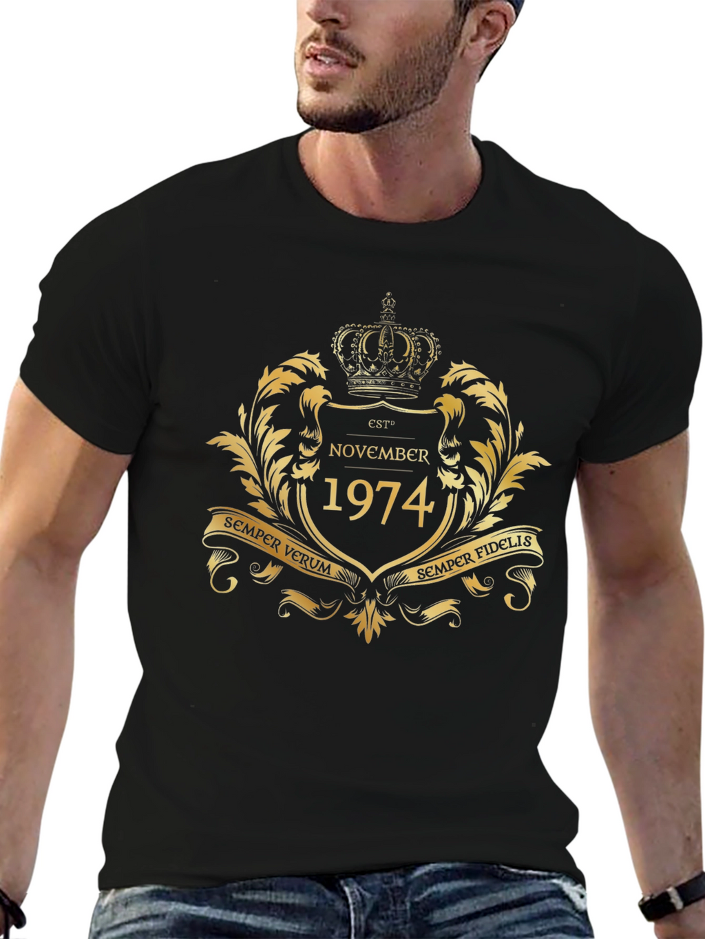 Est November 1974 Graphic T-Shirt