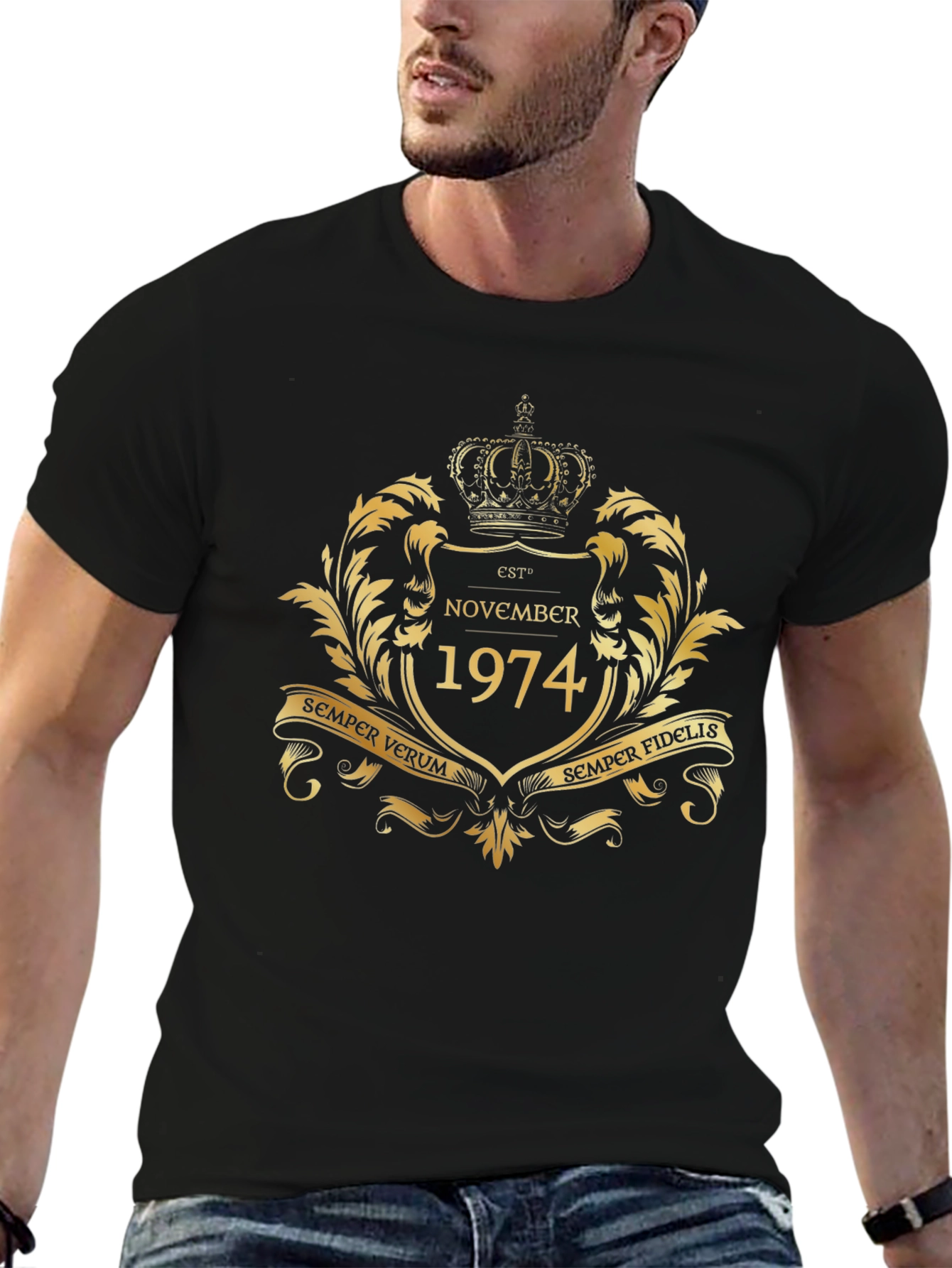 Est November 1974 Graphic T-Shirt