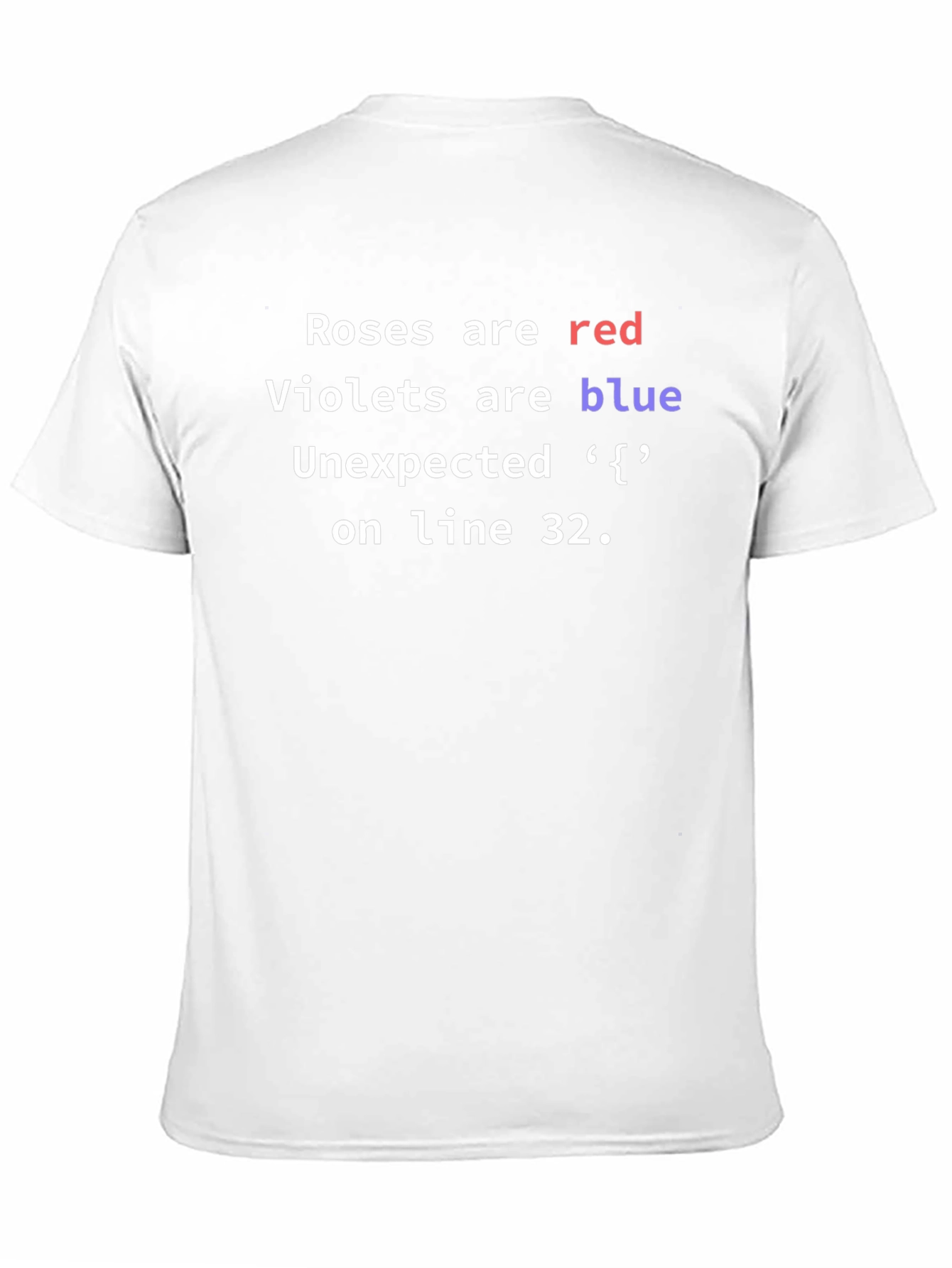 Roses are Red Programmer Humor T-Shirt
