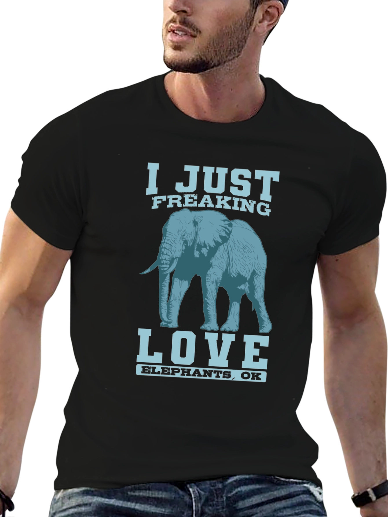 I Just Freaking Love Elephants T-Shirt