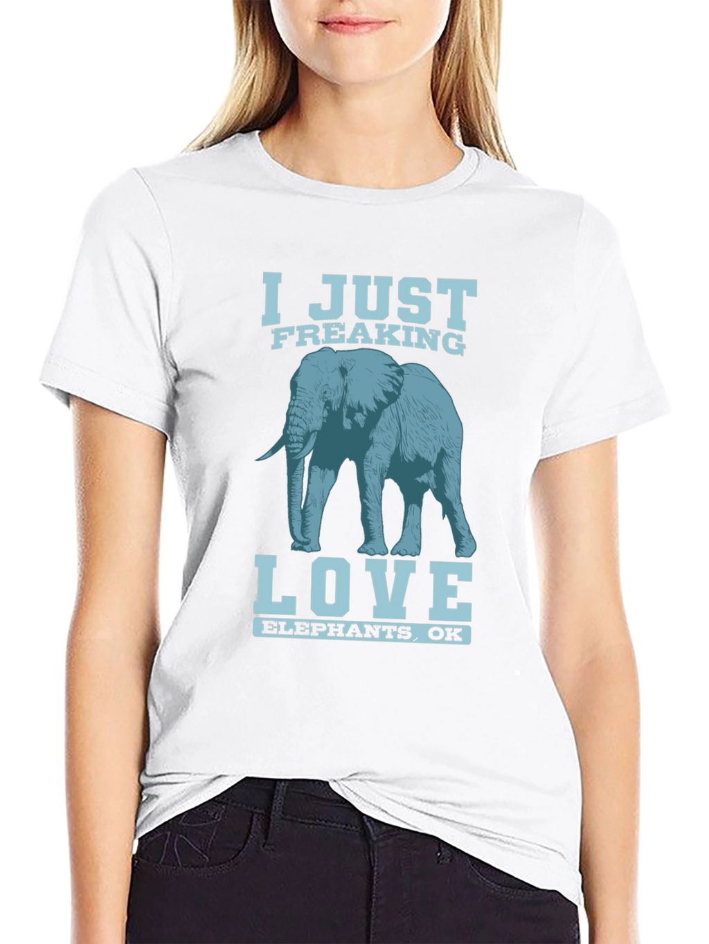 I Just Freaking Love Elephants T-Shirt