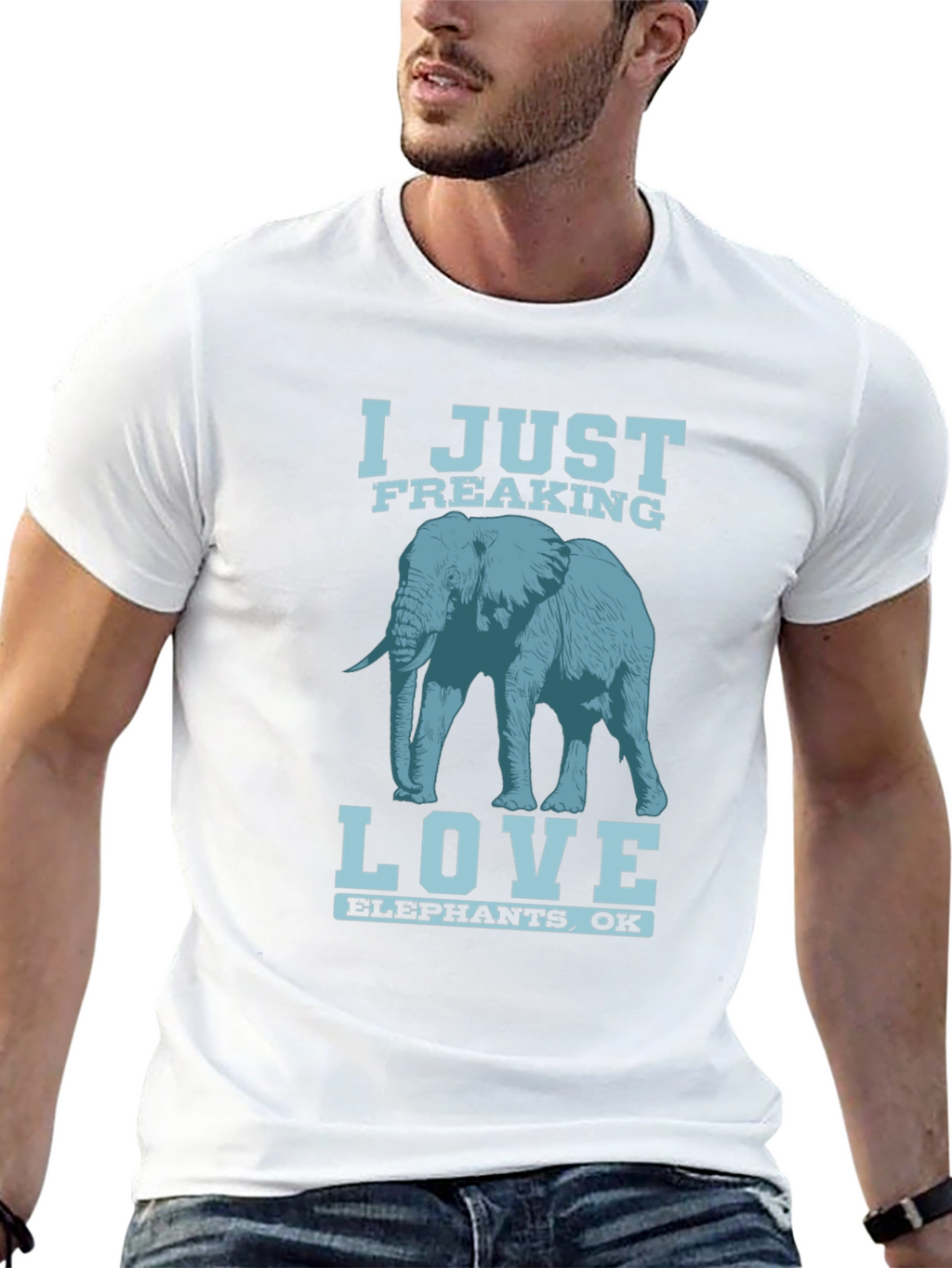 I Just Freaking Love Elephants T-Shirt