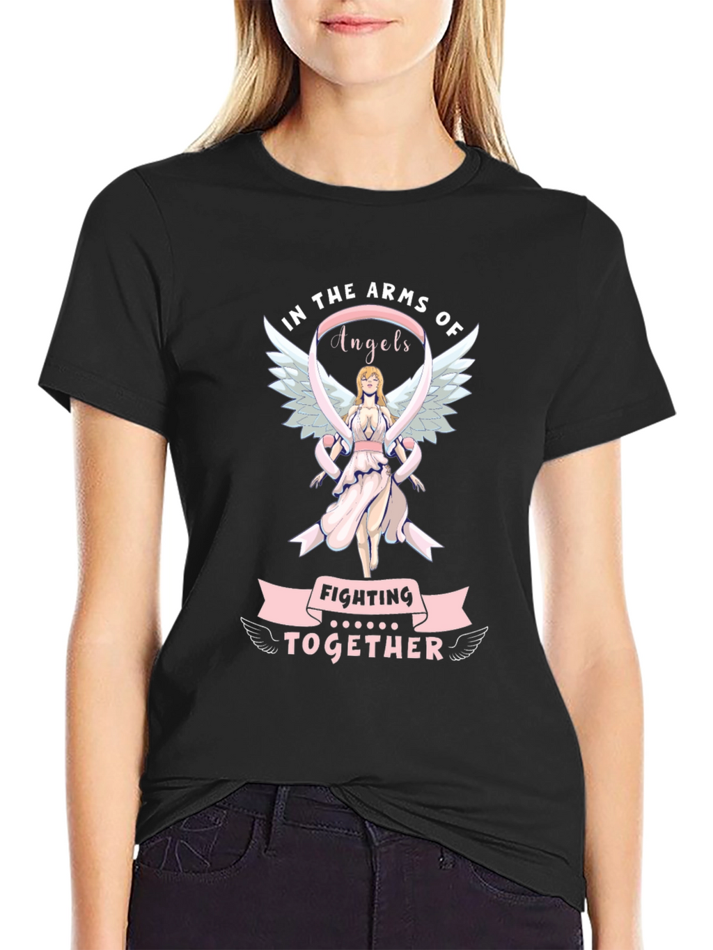 In the Arms of Angels Fighting Together T-Shirt