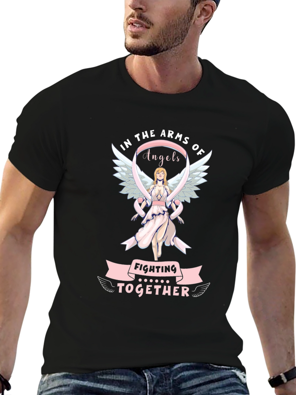 In the Arms of Angels Fighting Together T-Shirt