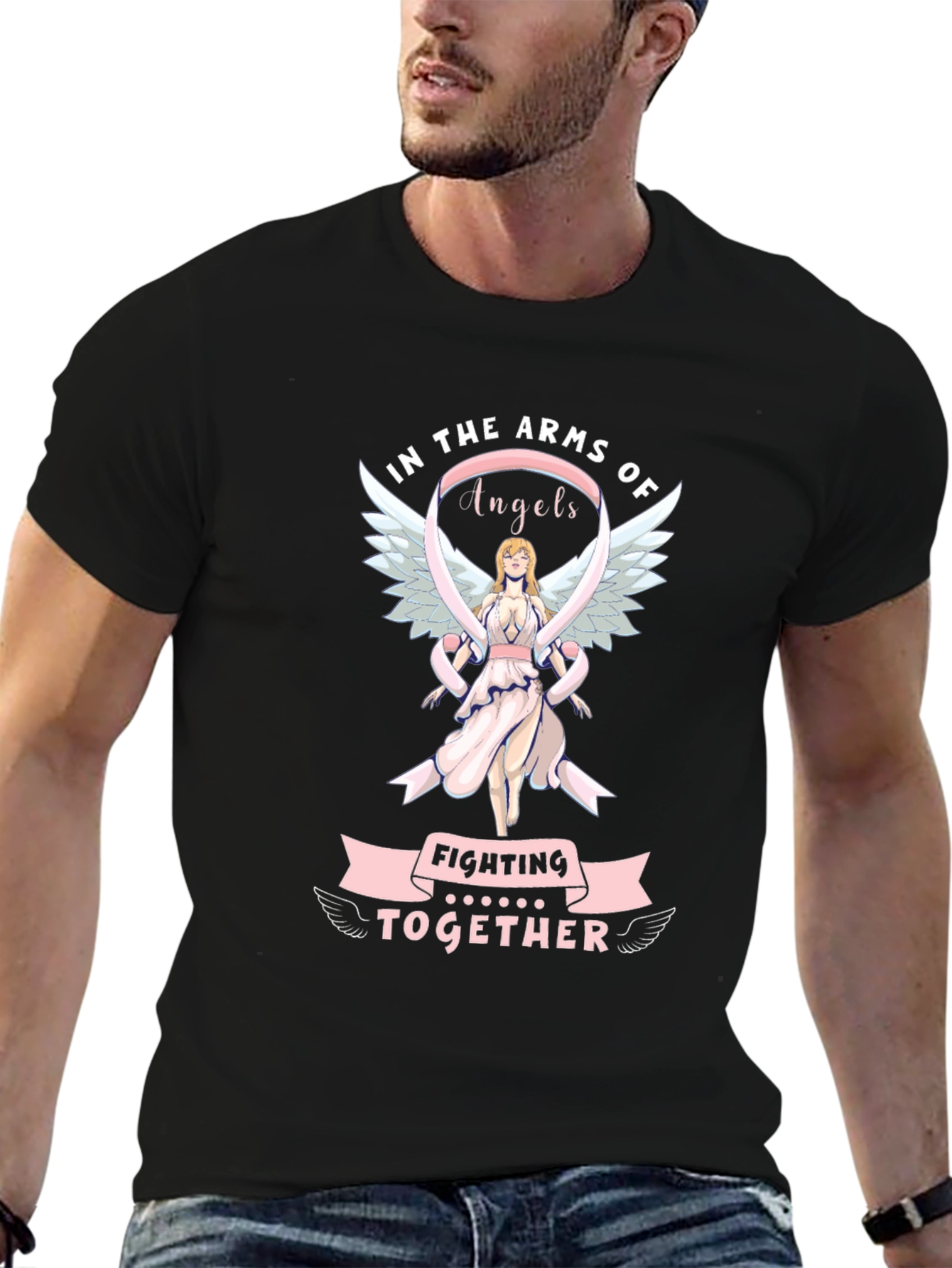 In the Arms of Angels Fighting Together T-Shirt