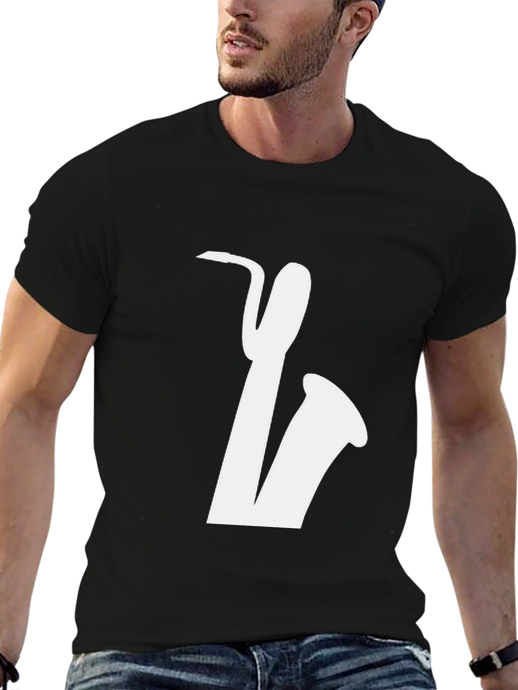 Saxophone Graphic Tee - Cool Music Lover Shirt