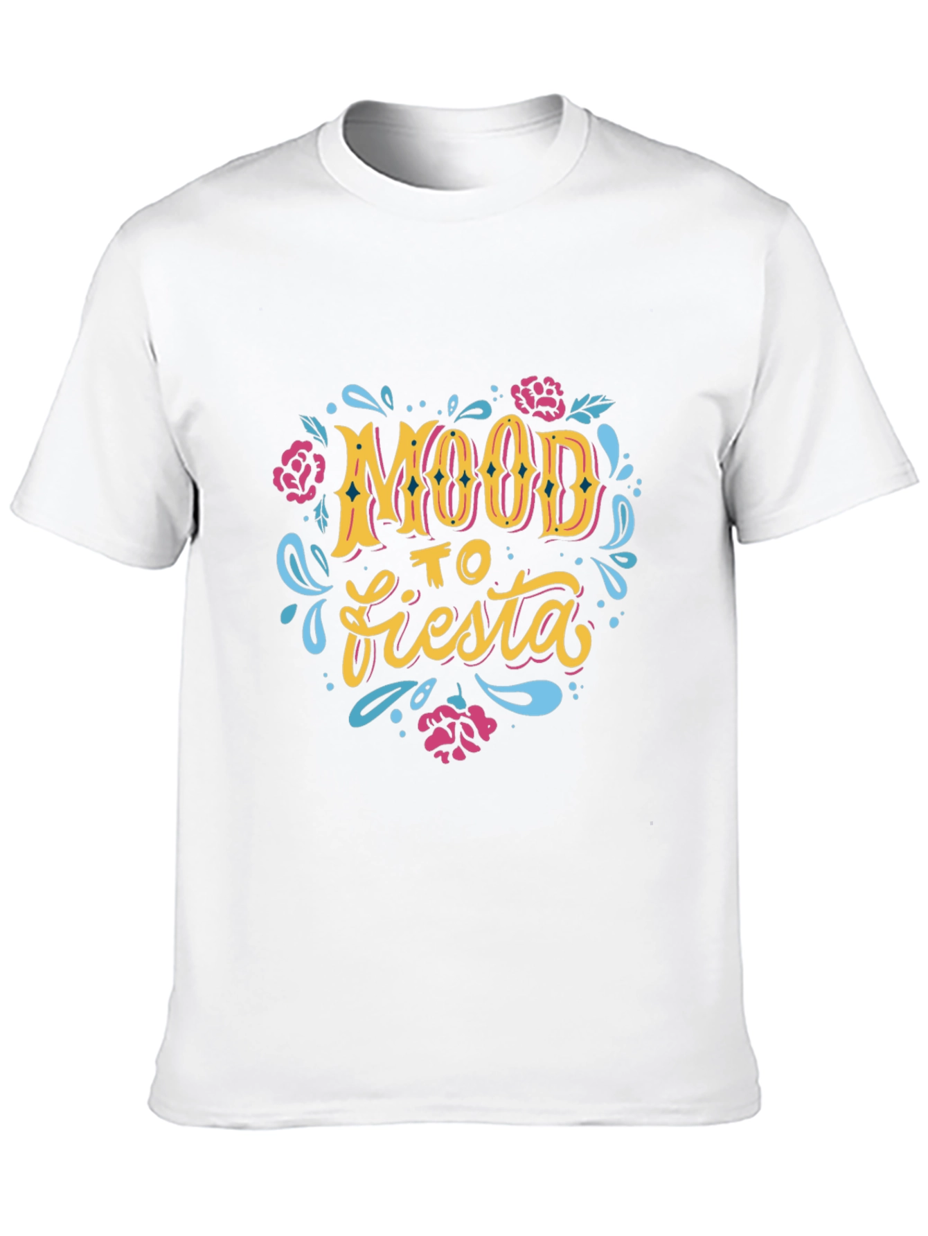 Mood To Fiesta Graphic Tee - Black Crew Neck