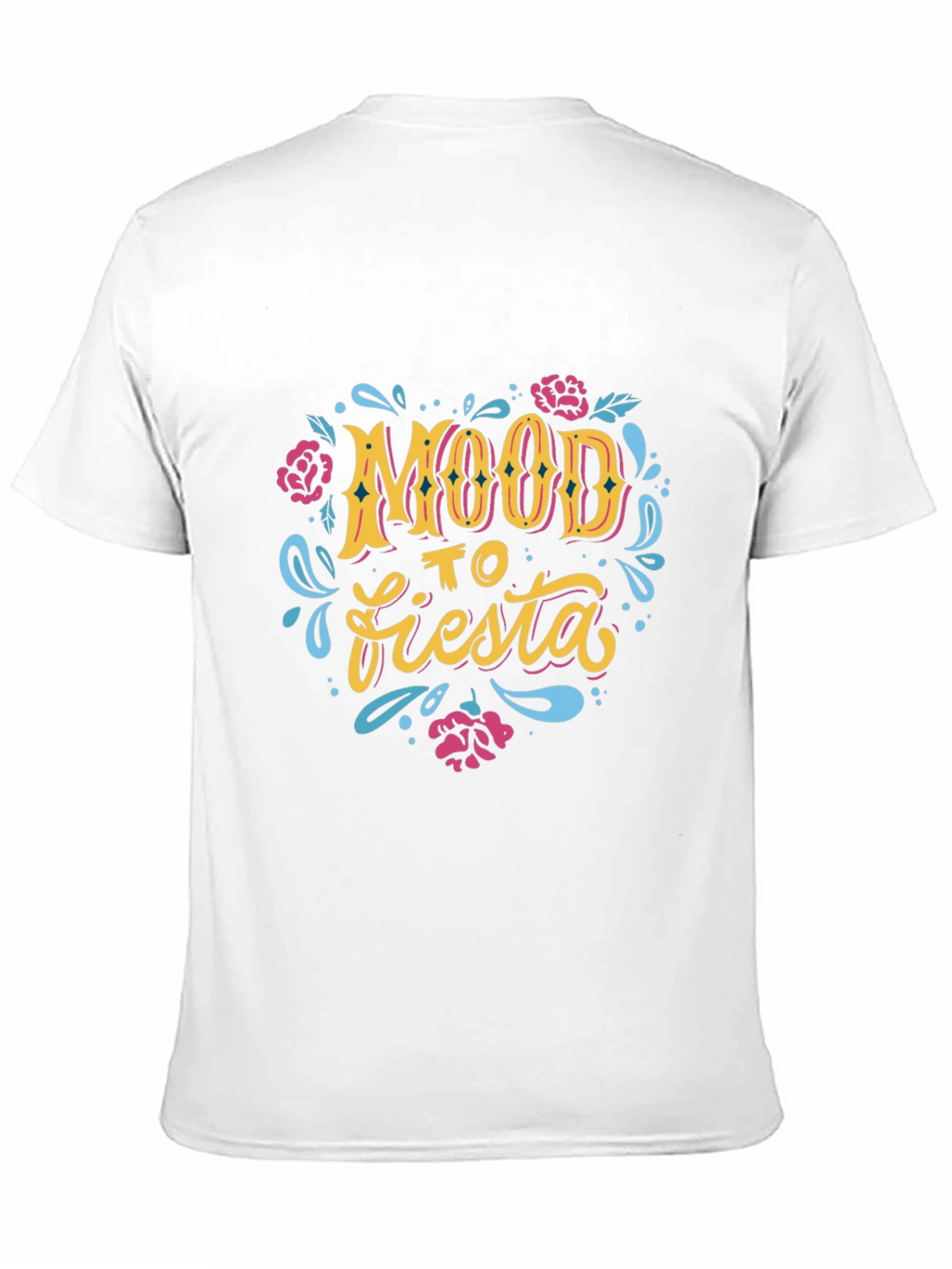 Mood To Fiesta Graphic Tee - Black Crew Neck