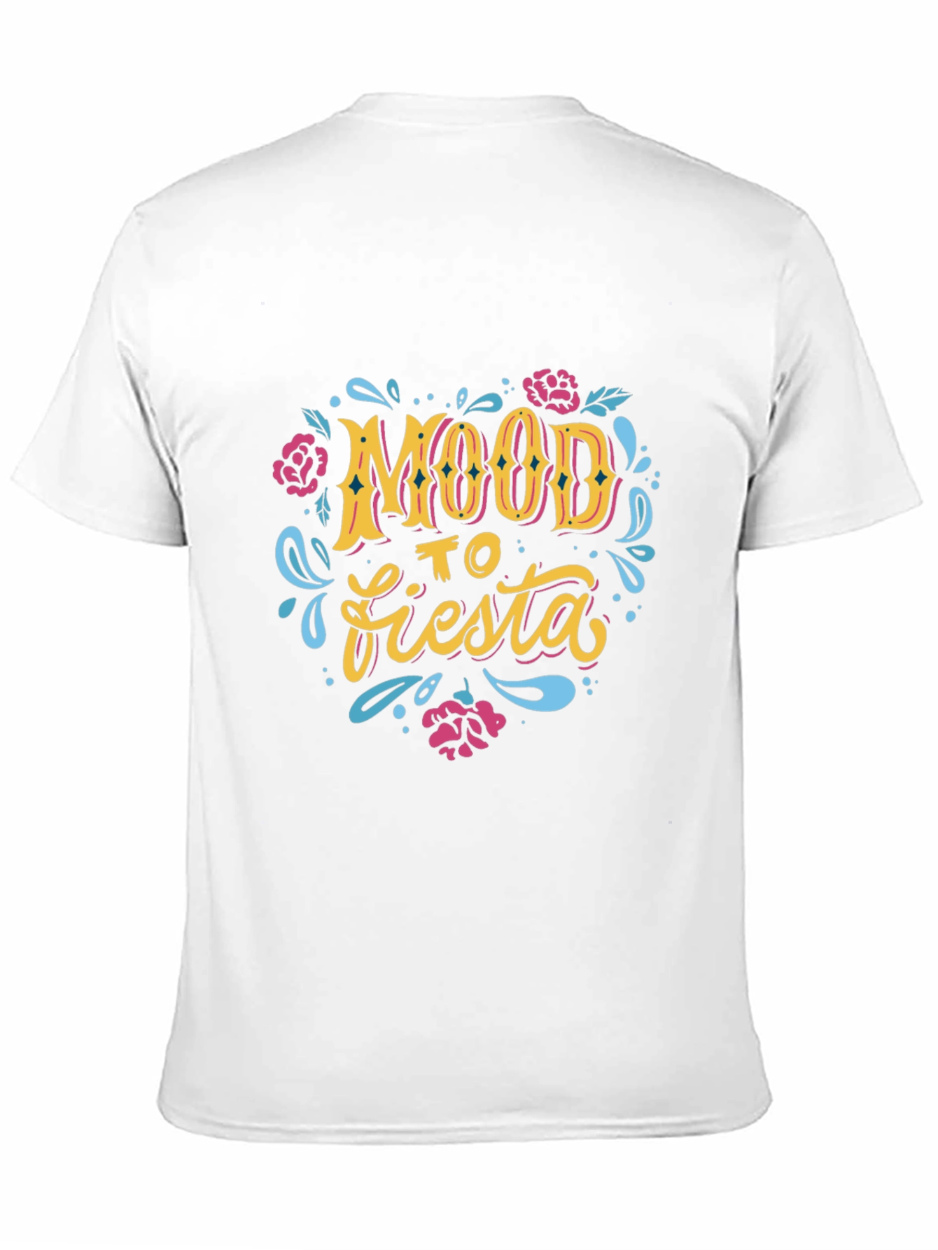Mood To Fiesta Graphic Tee - Black Crew Neck