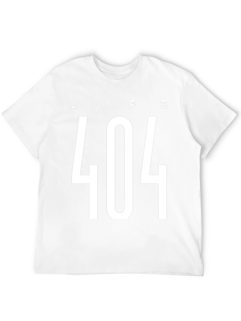 Life 404 Error T-Shirt - Black Graphic Tee