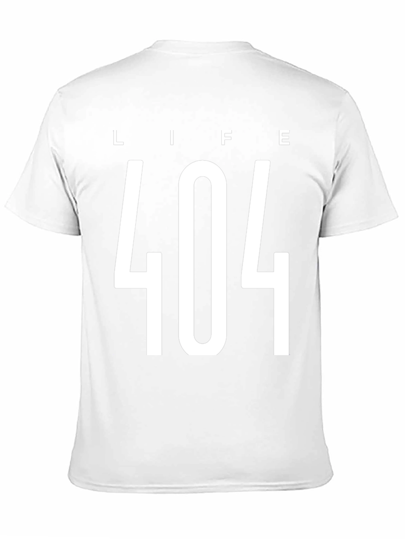 Life 404 Error T-Shirt - Black Graphic Tee