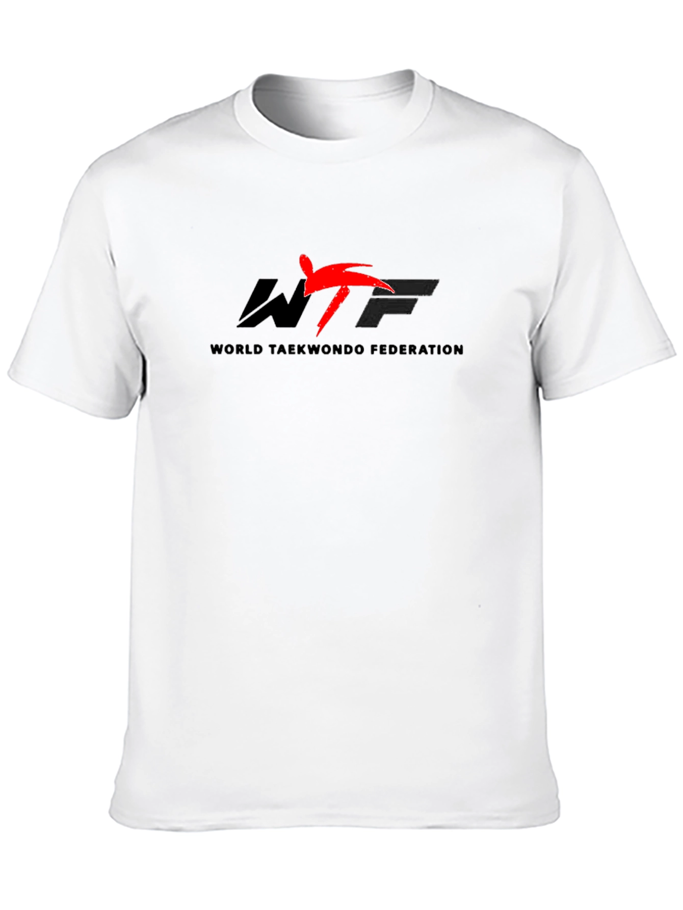 World Taekwondo Federation Black Graphic Tee