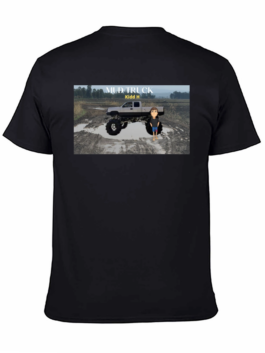Mud Truck Graphic T-Shirt - Cool Design