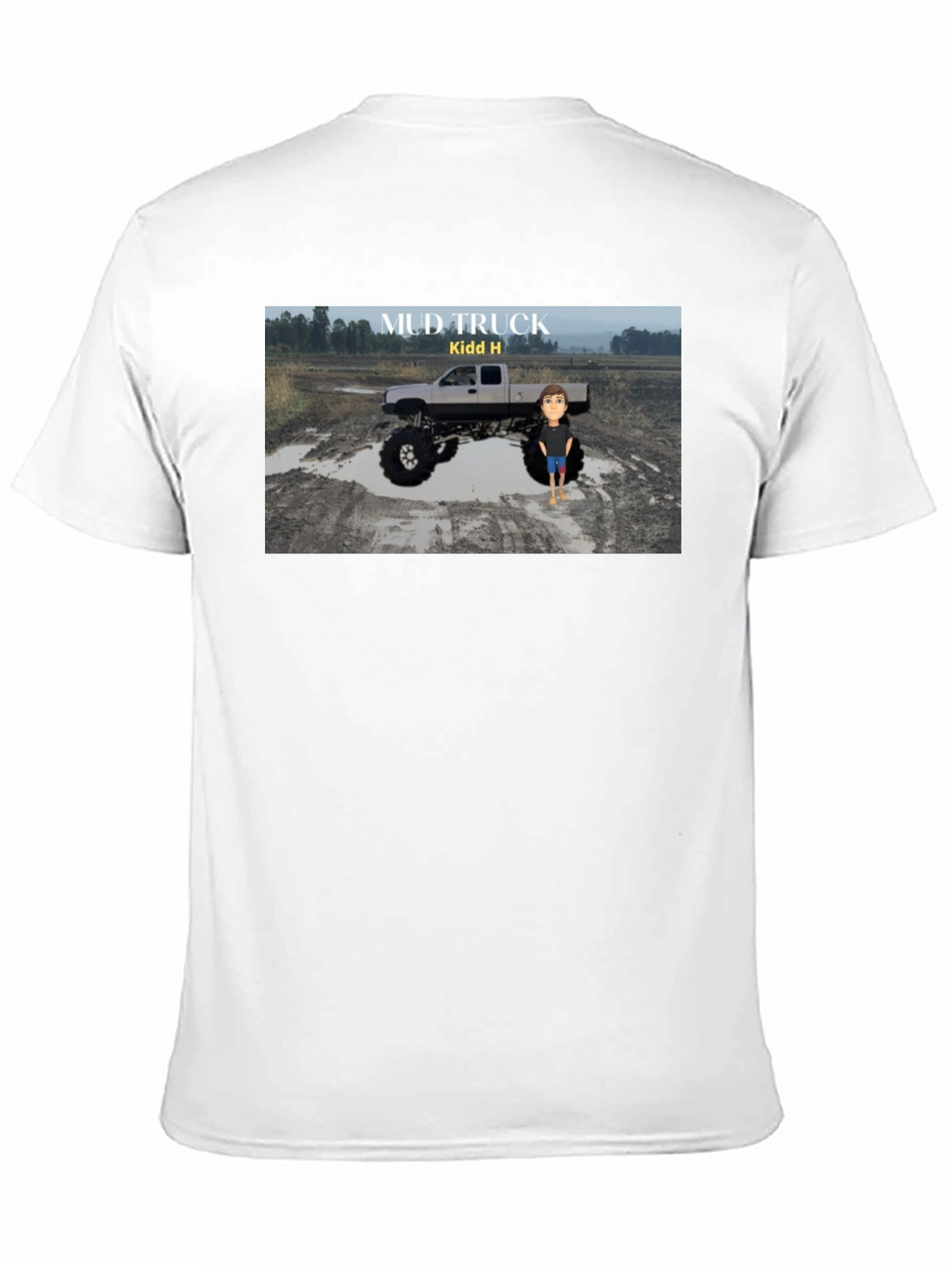 Mud Truck Graphic T-Shirt - Cool Design