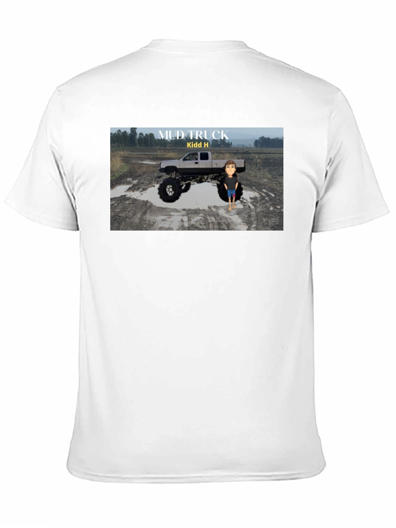 Mud Truck Graphic T-Shirt - Cool Design