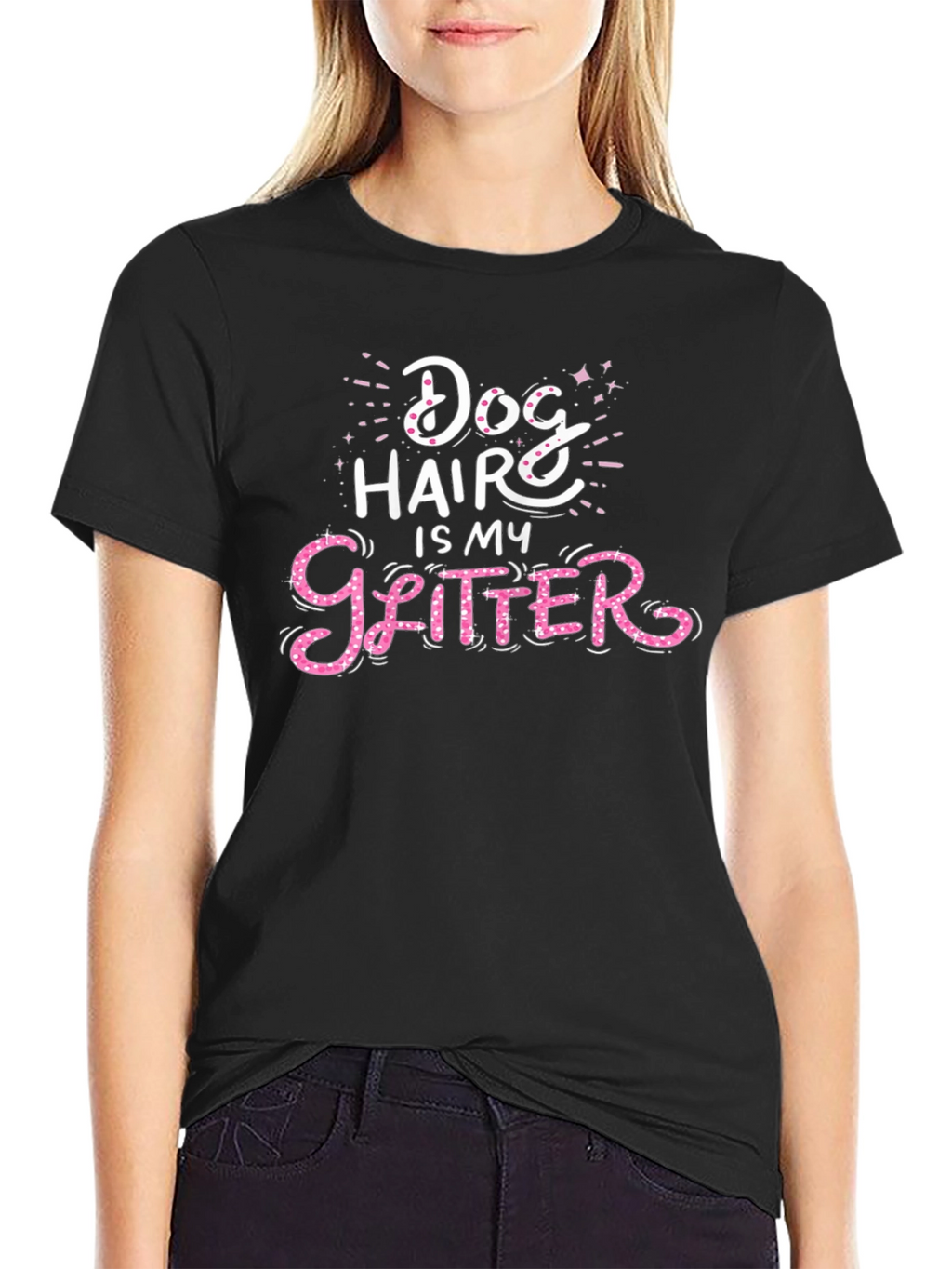 Dog Hair is My Glitter Graphic Tee
