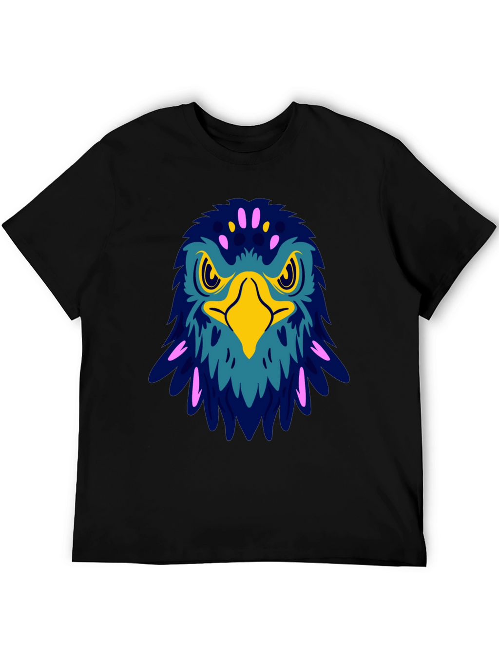 Bold Eagle Graphic Tee - Black