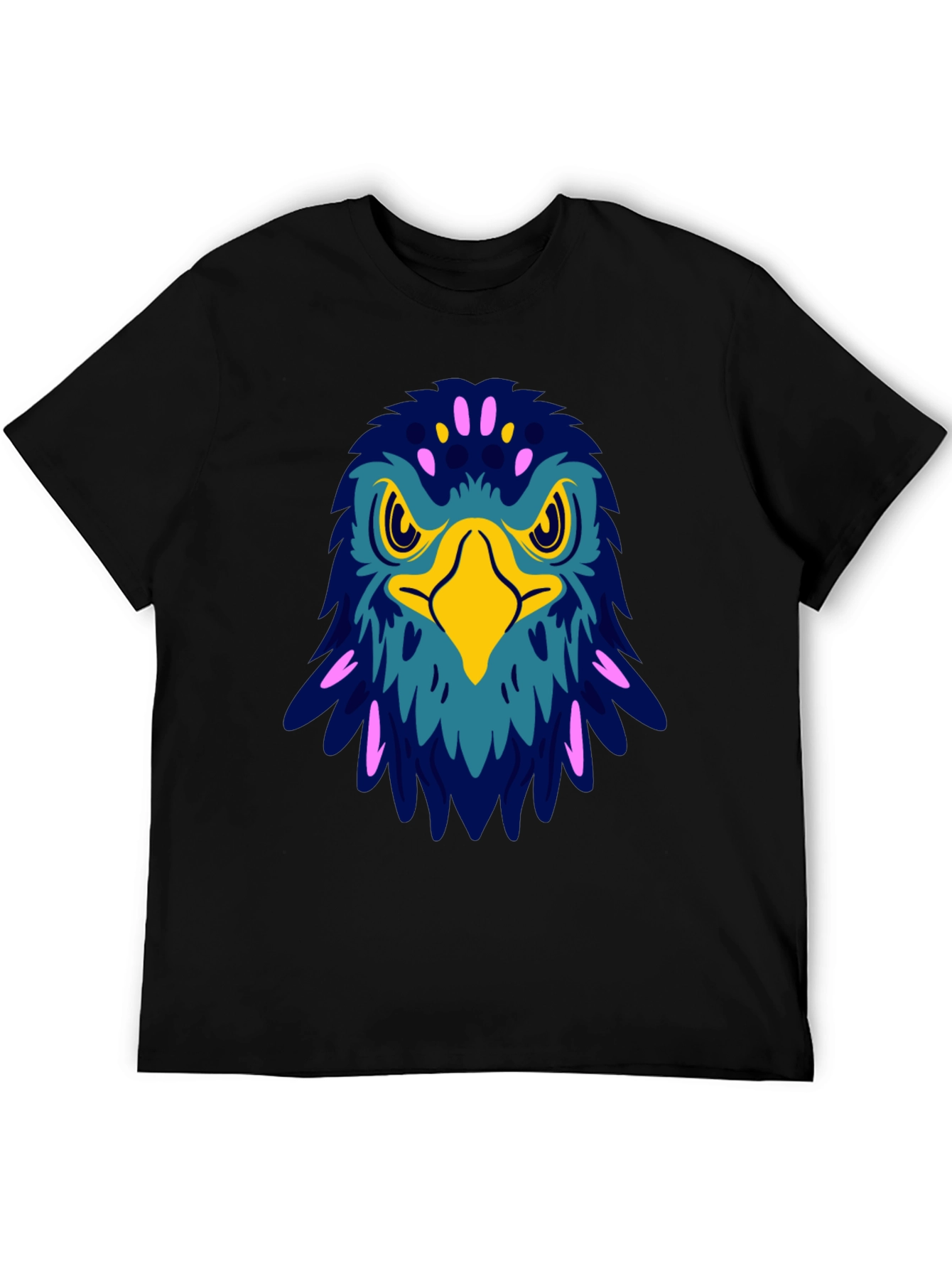 Bold Eagle Graphic Tee - Black